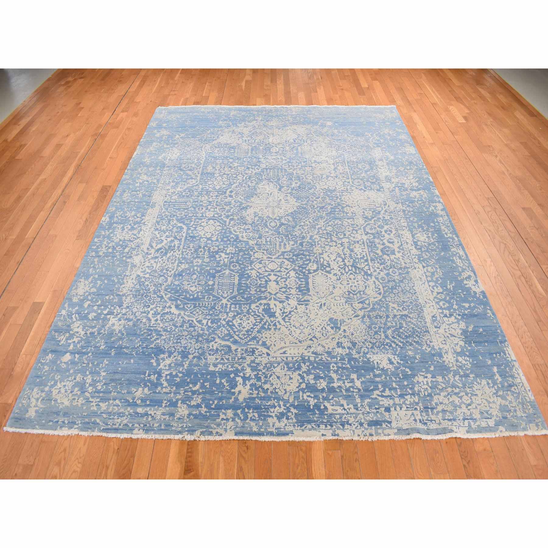 Transitional-Hand-Knotted-Rug-435315