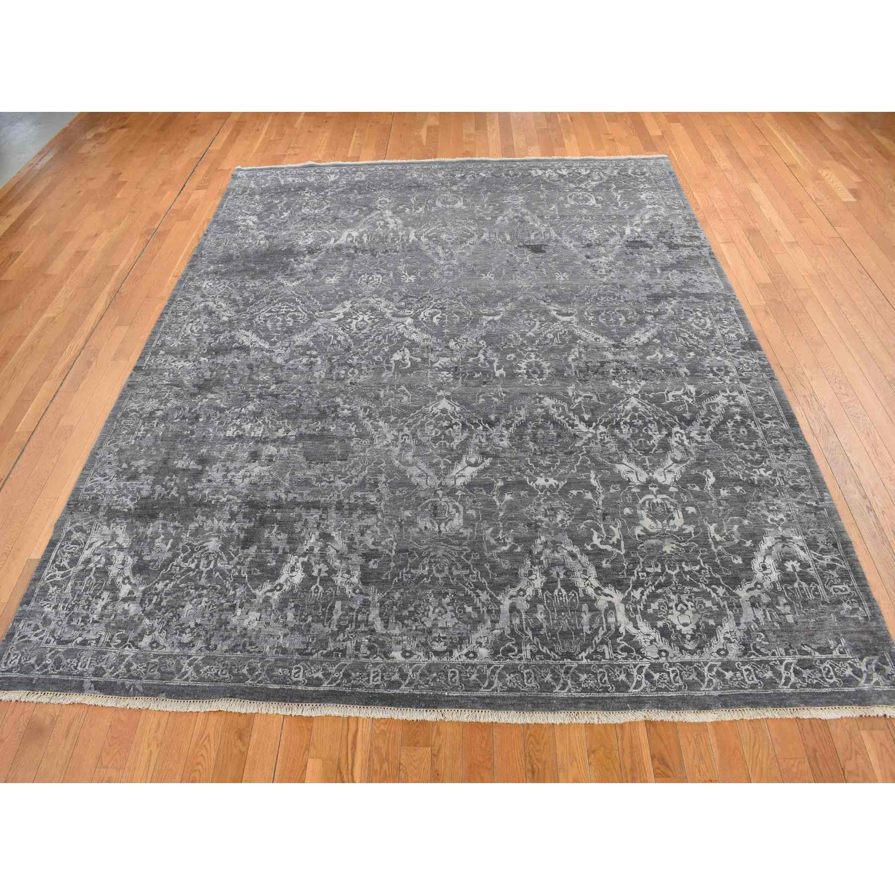 Transitional-Hand-Knotted-Rug-435320