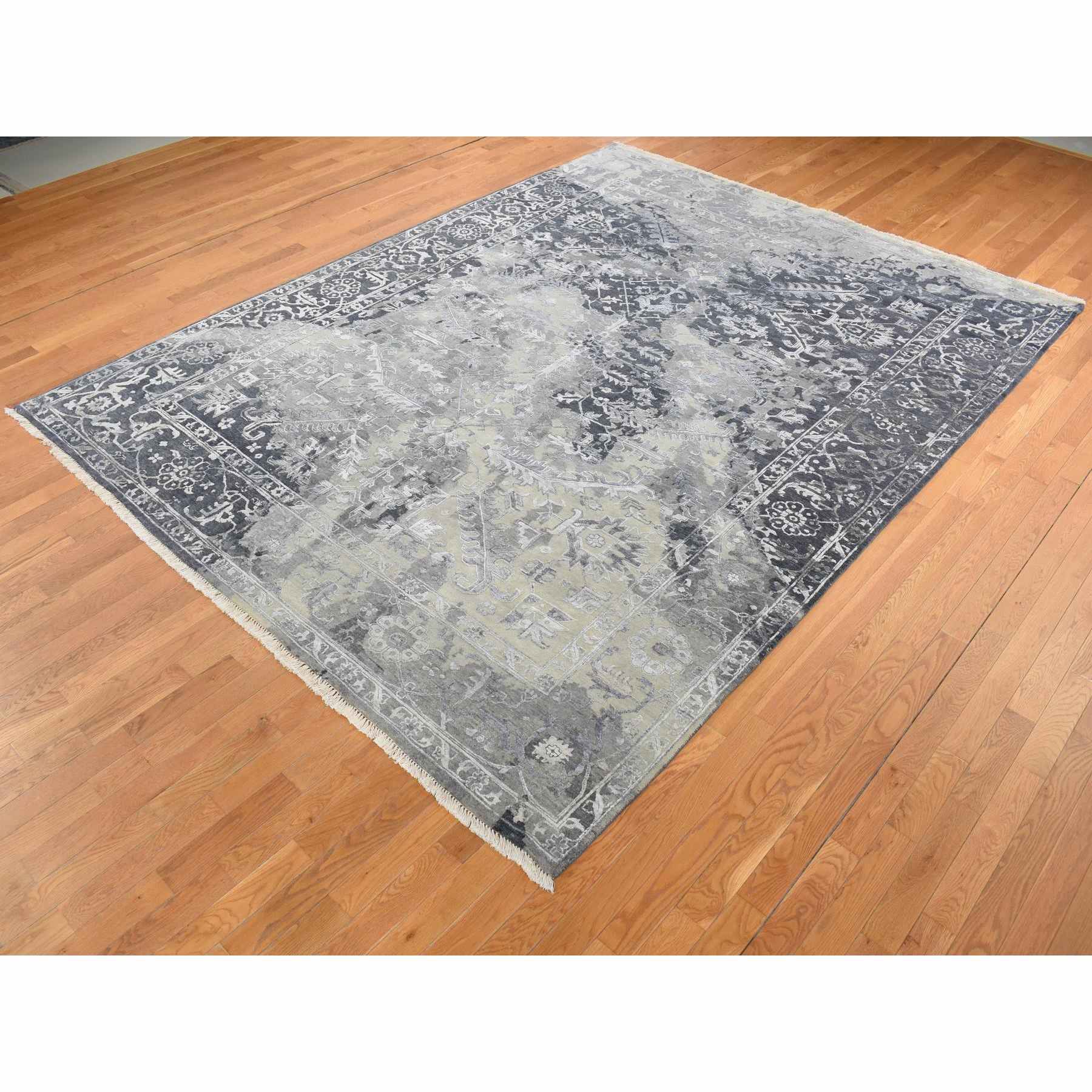 Transitional-Hand-Knotted-Rug-435340