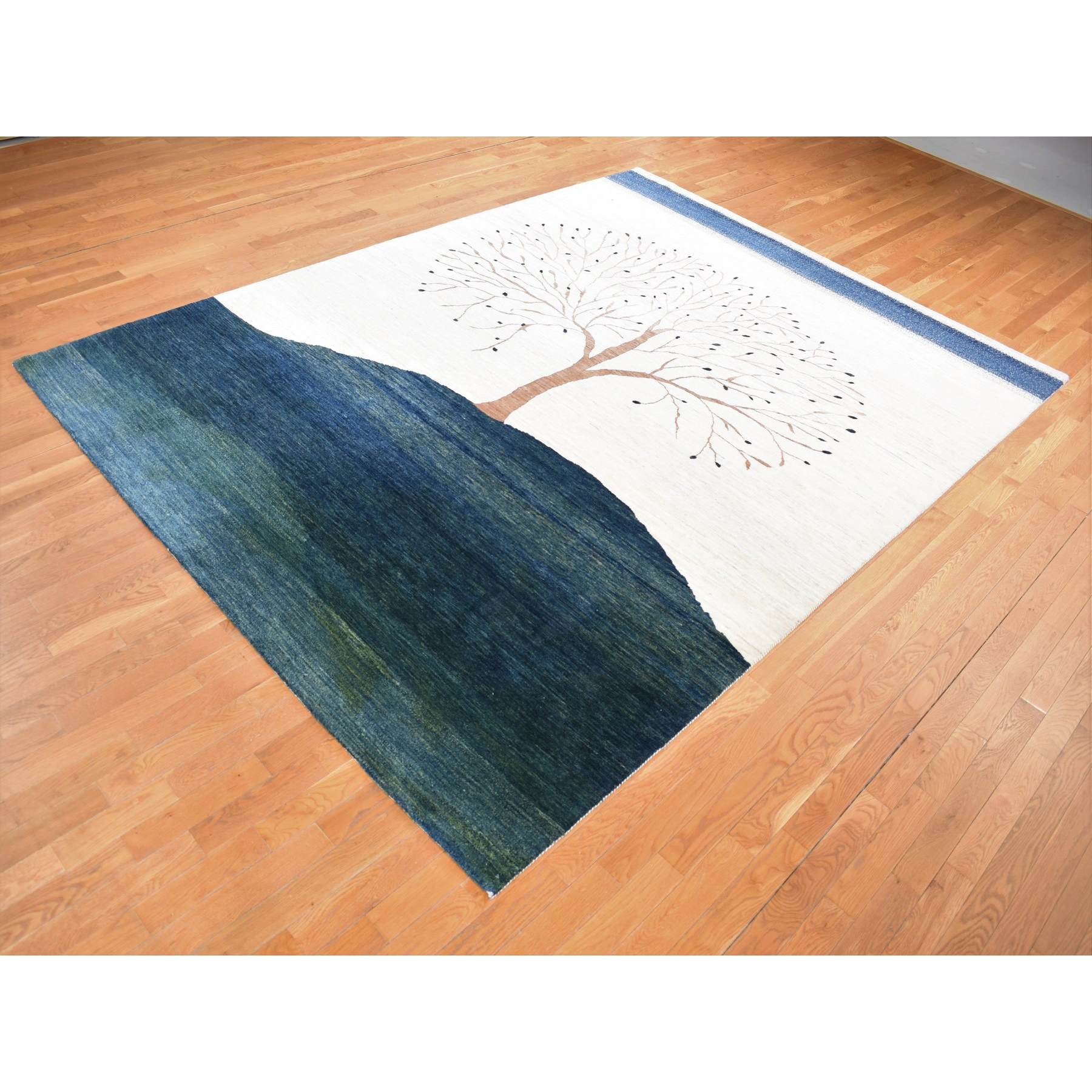 Transitional-Hand-Knotted-Rug-435420