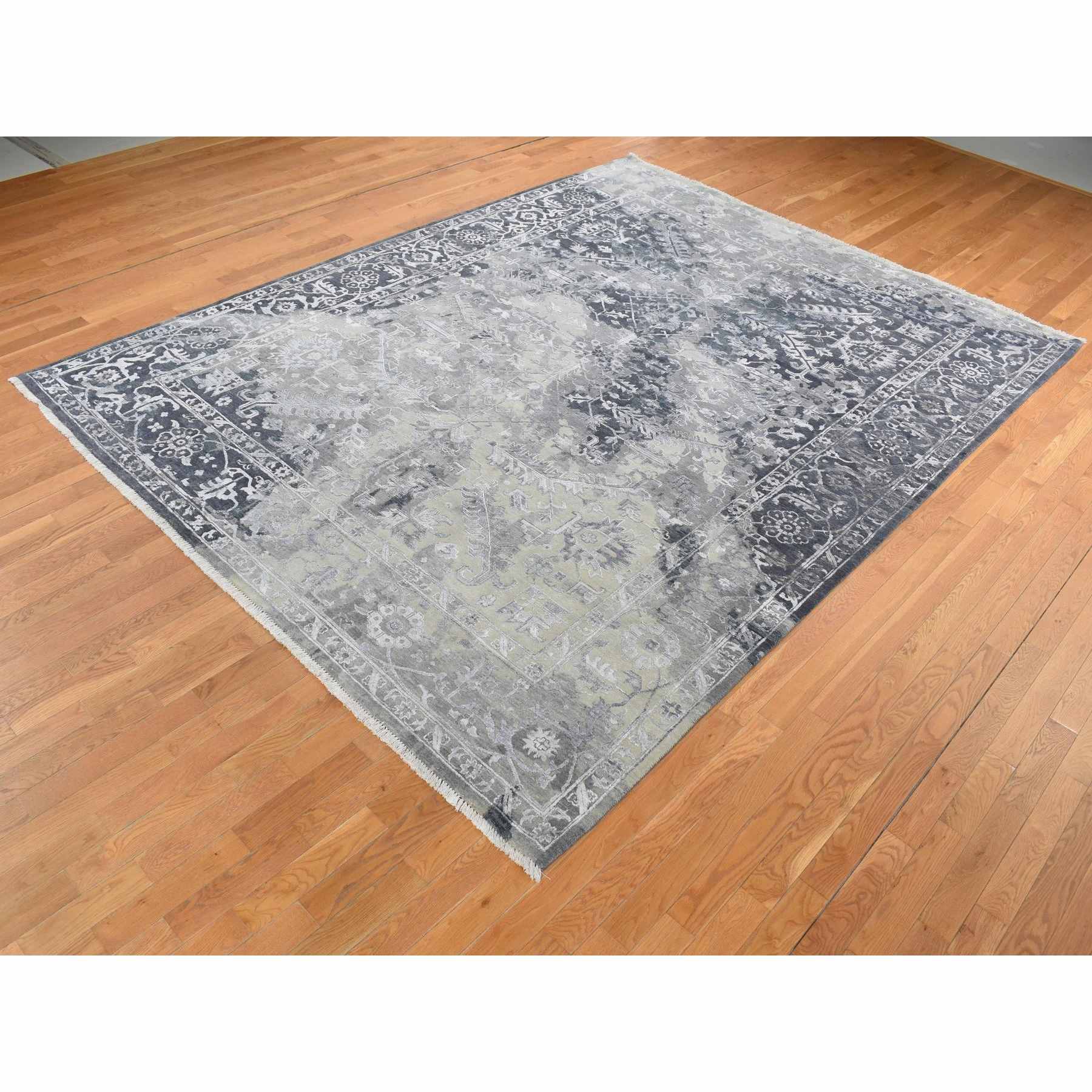 Transitional-Hand-Knotted-Rug-435440