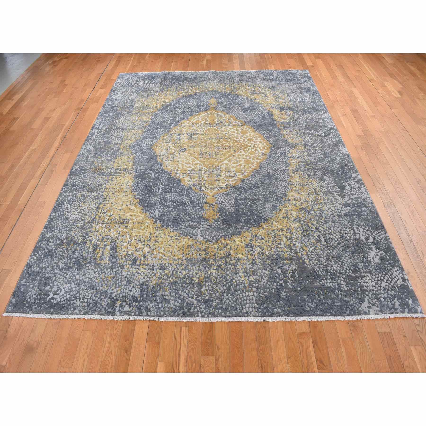 Transitional-Hand-Knotted-Rug-435445