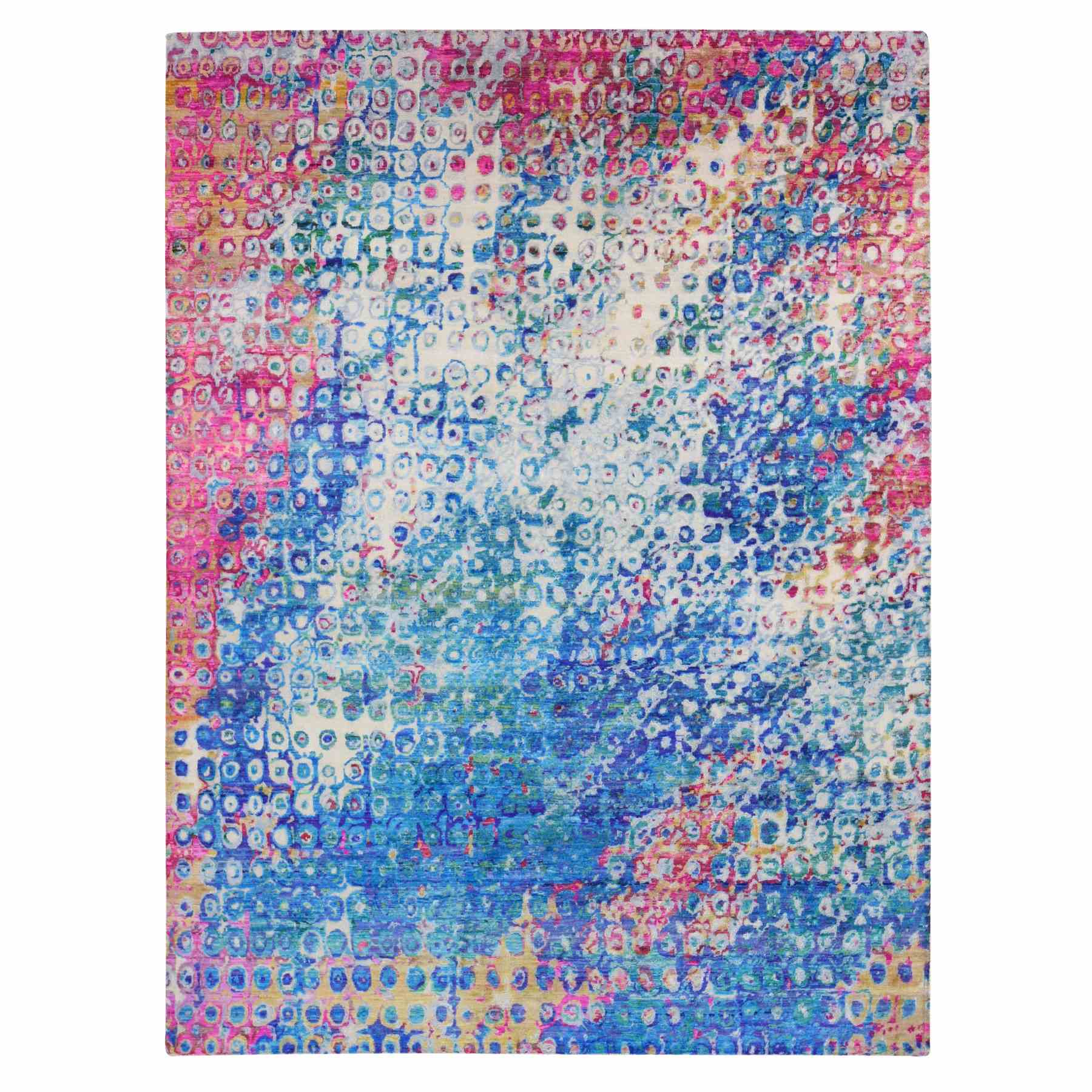 Transitional-Hand-Knotted-Rug-435690