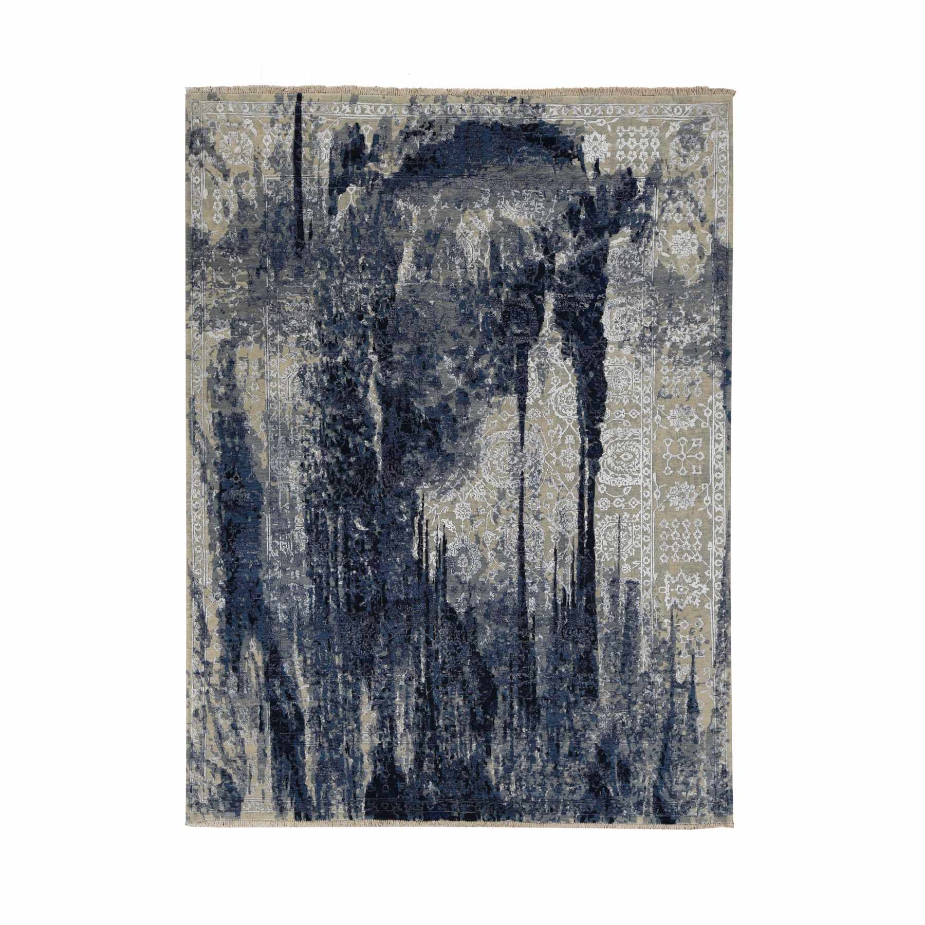 Transitional-Hand-Knotted-Rug-437155