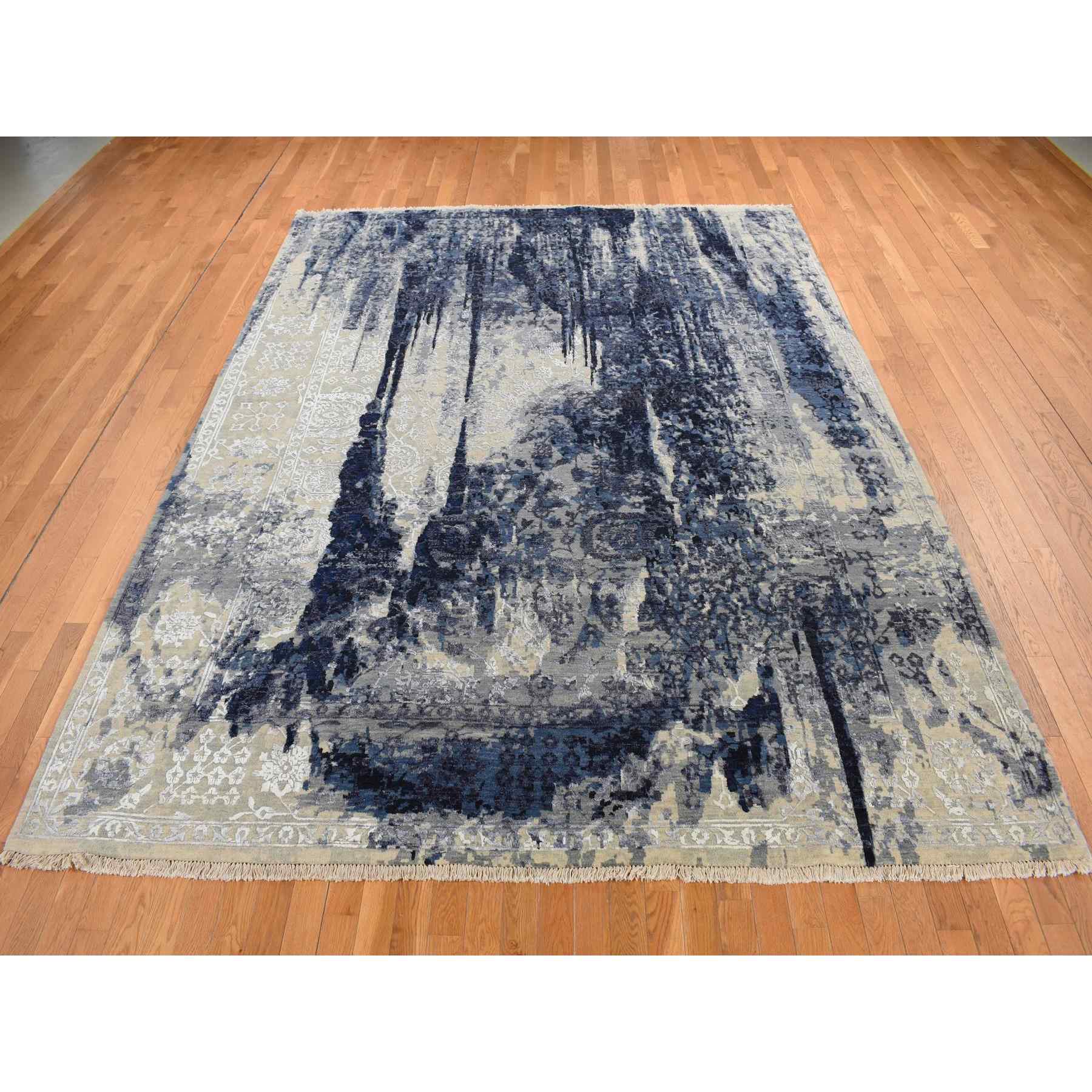 Transitional-Hand-Knotted-Rug-437155