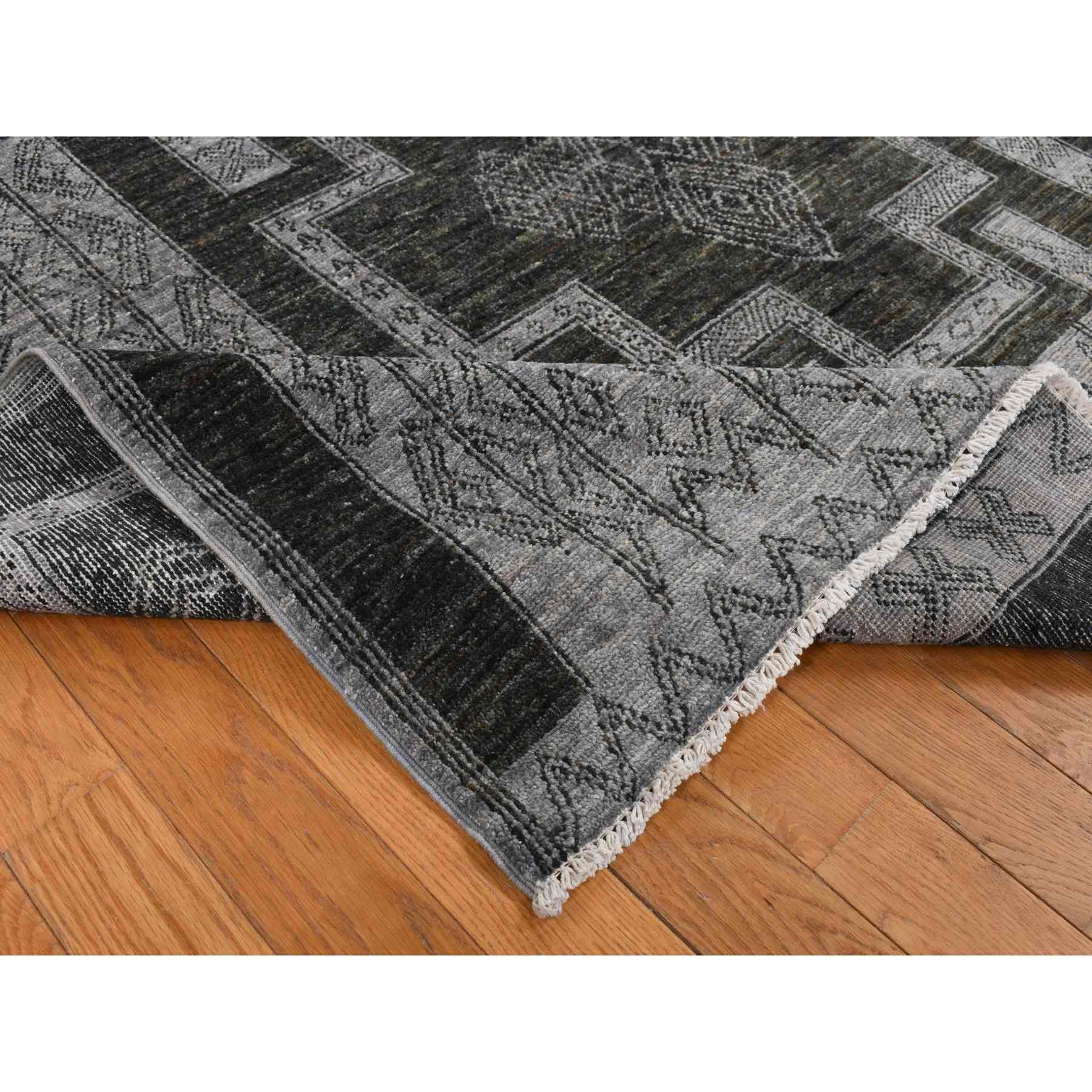 Tribal-Geometric-Hand-Knotted-Rug-435055