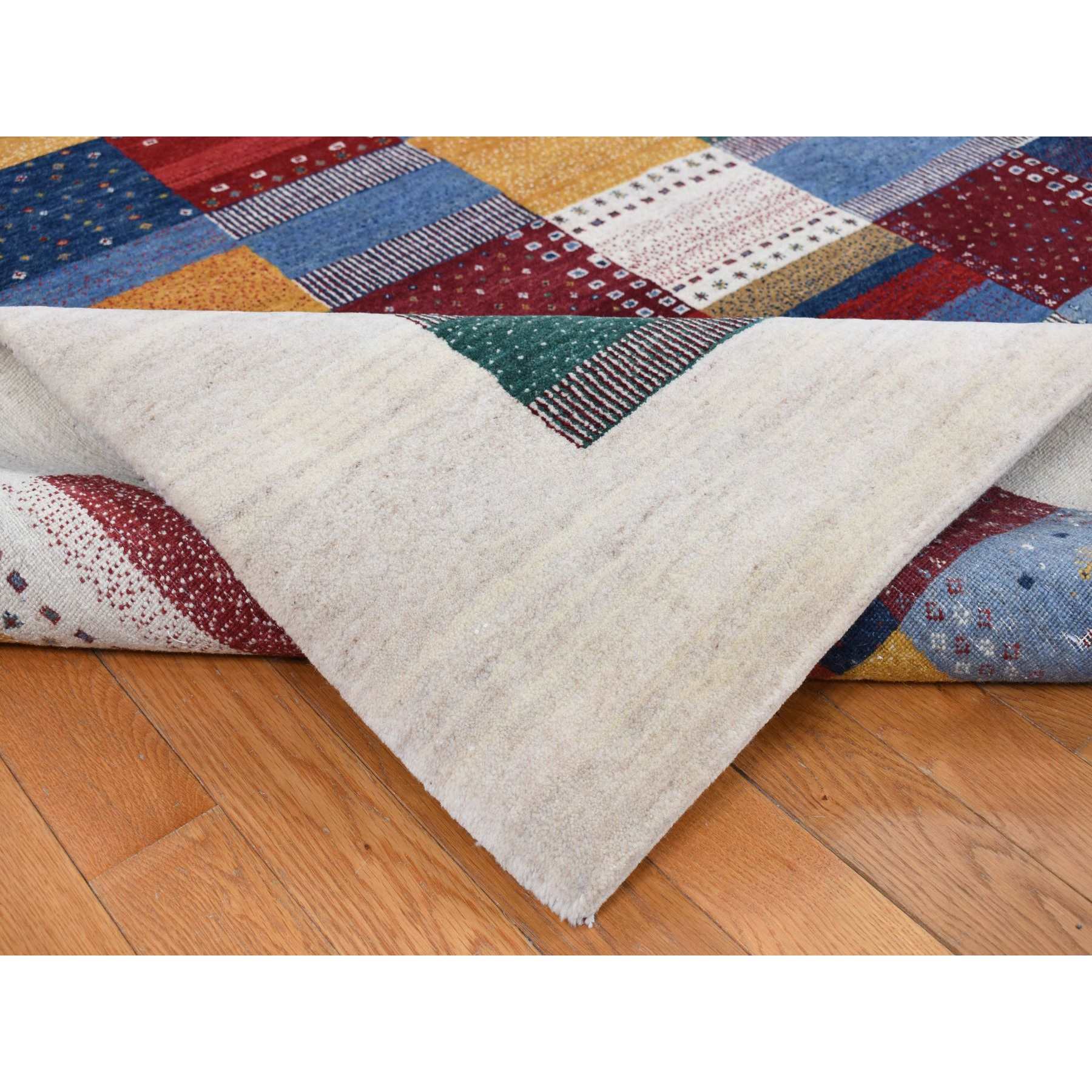 Tribal-Geometric-Hand-Knotted-Rug-435220
