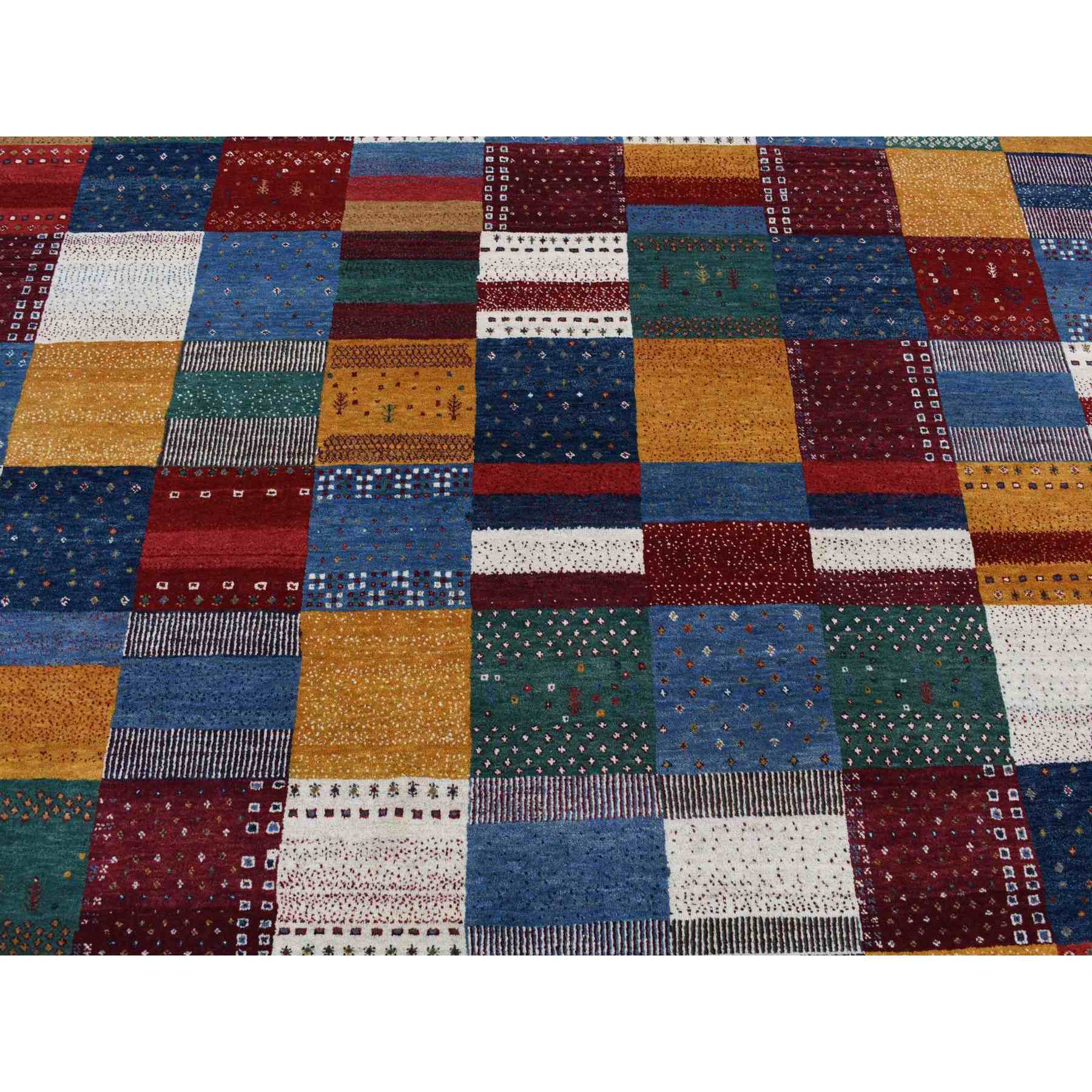Tribal-Geometric-Hand-Knotted-Rug-435220