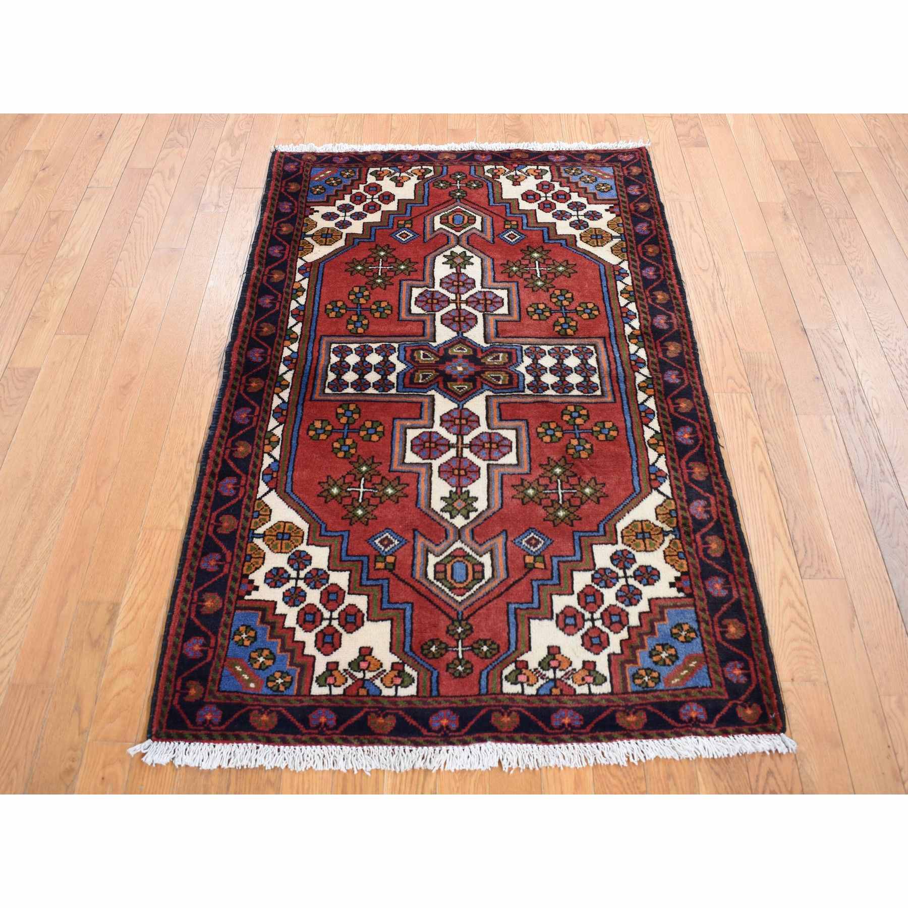 Tribal-Geometric-Hand-Knotted-Rug-436895