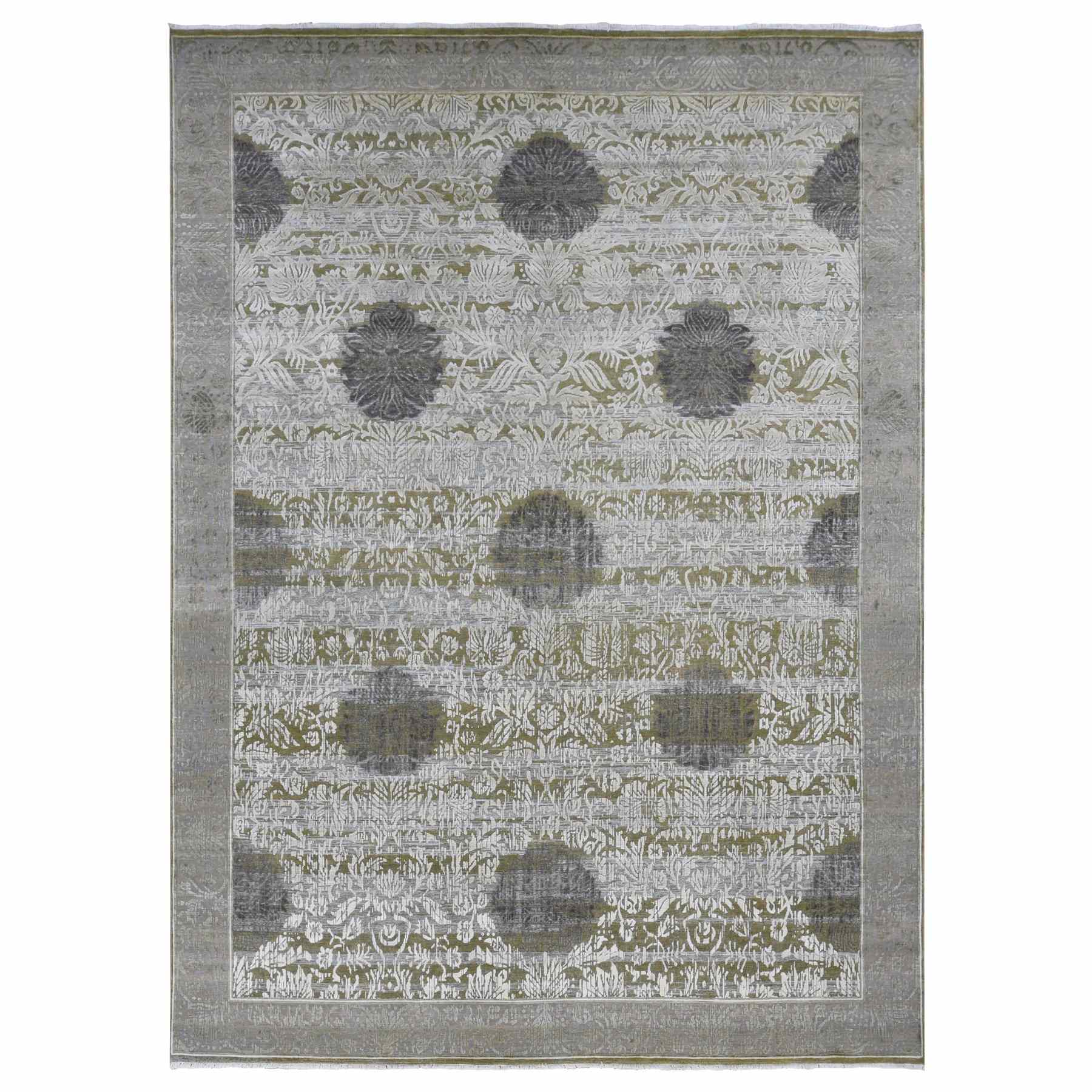 Wool-and-Silk-Hand-Knotted-Rug-435355