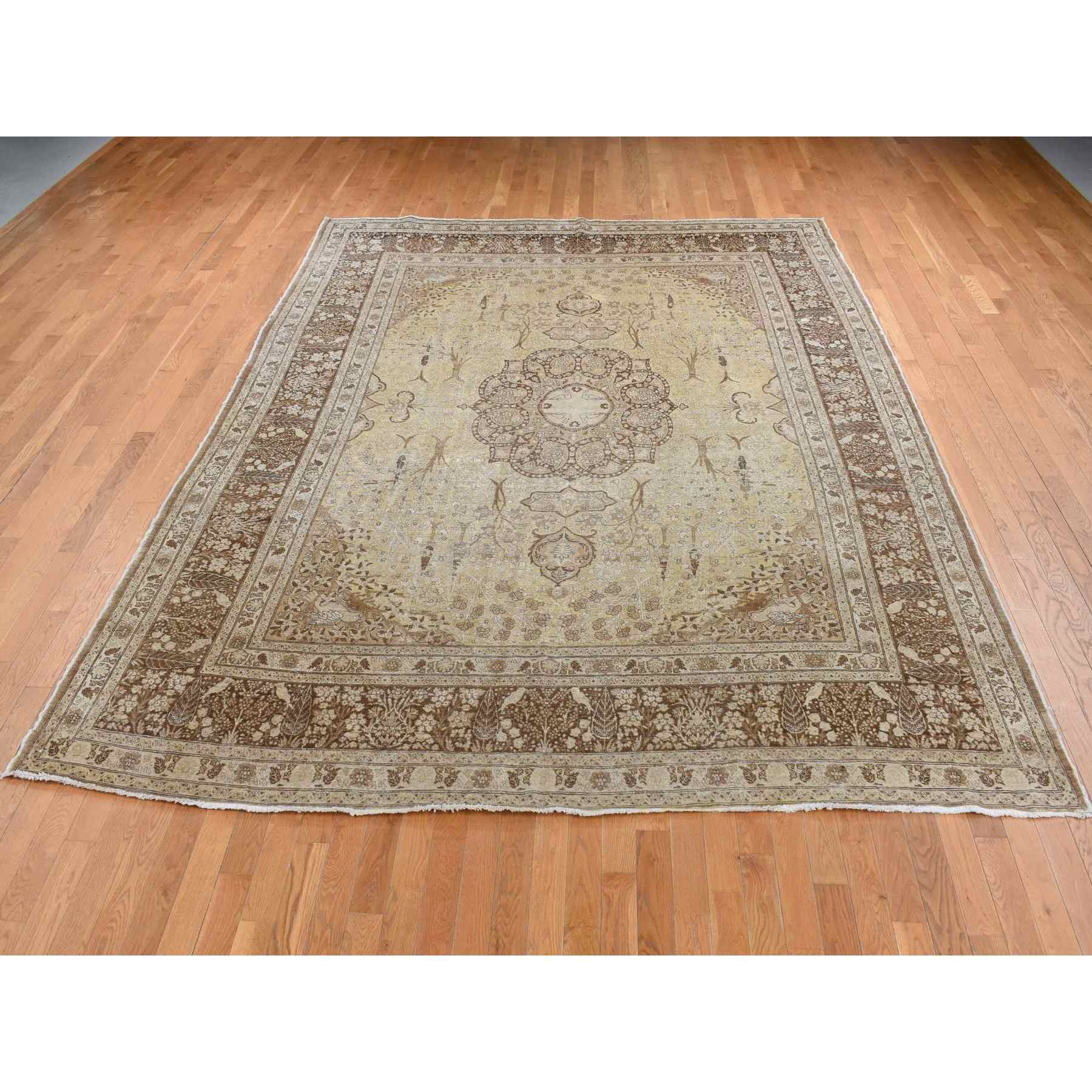Antique-Hand-Knotted-Rug-438505