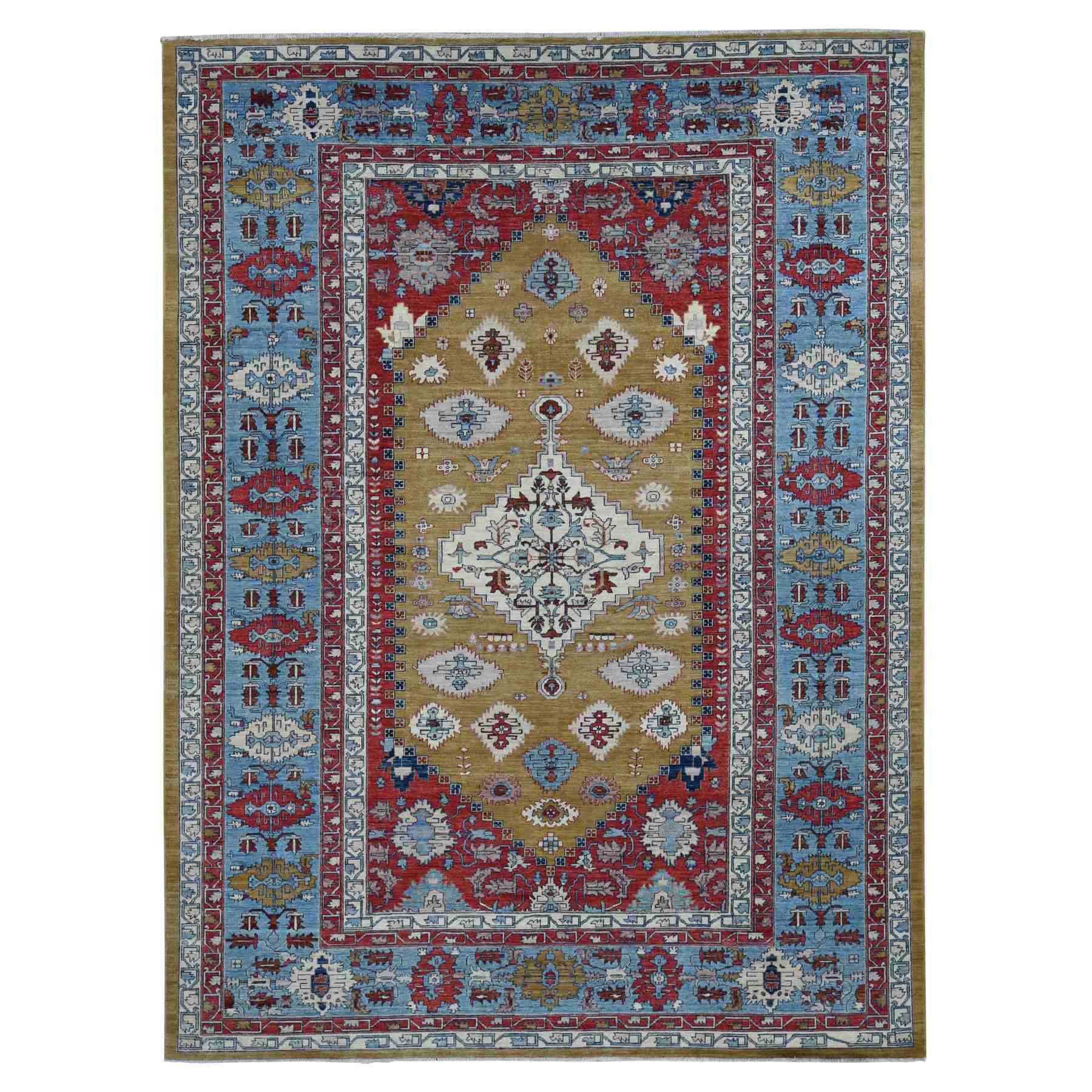 Heriz-Hand-Knotted-Rug-437680