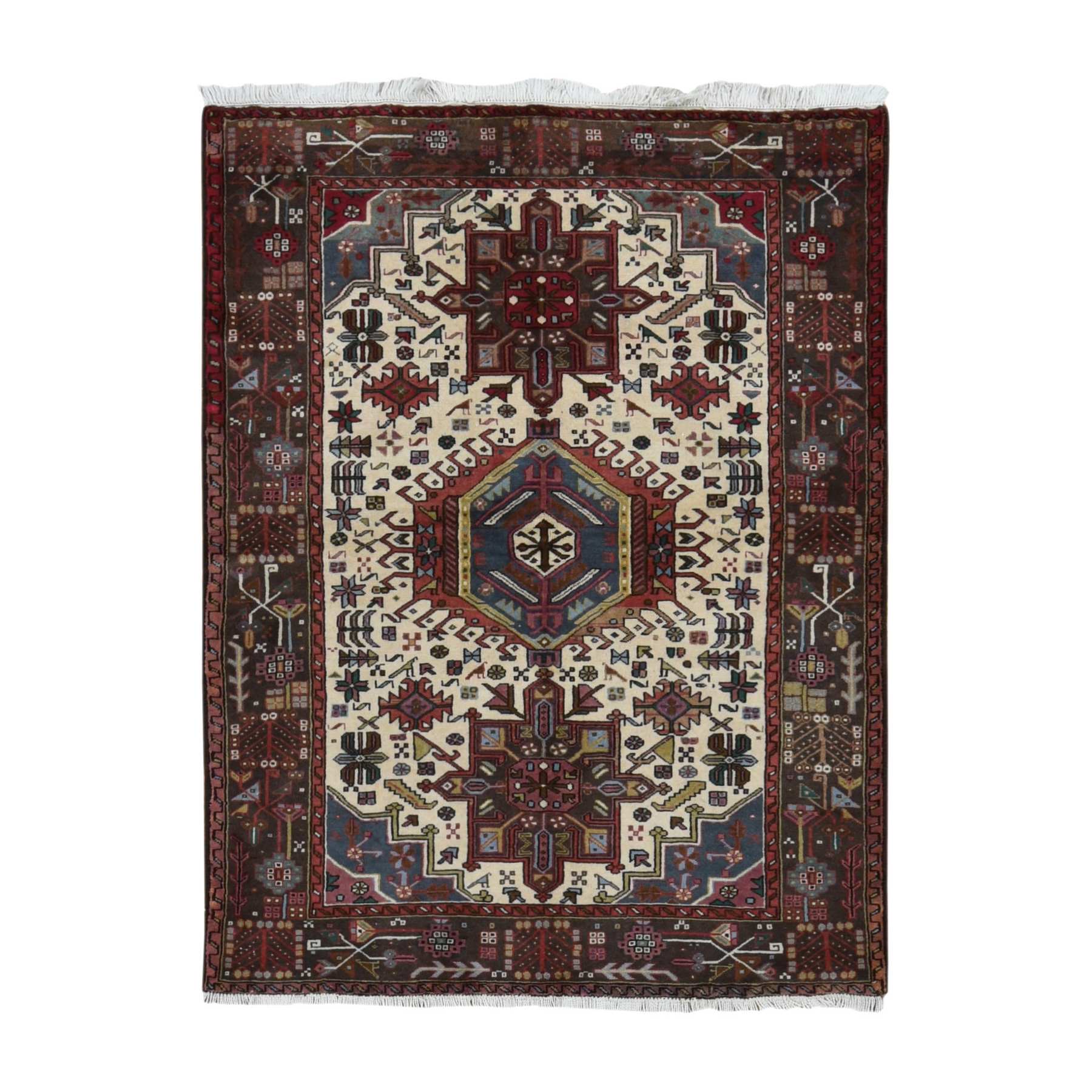 Heriz-Hand-Knotted-Rug-437925