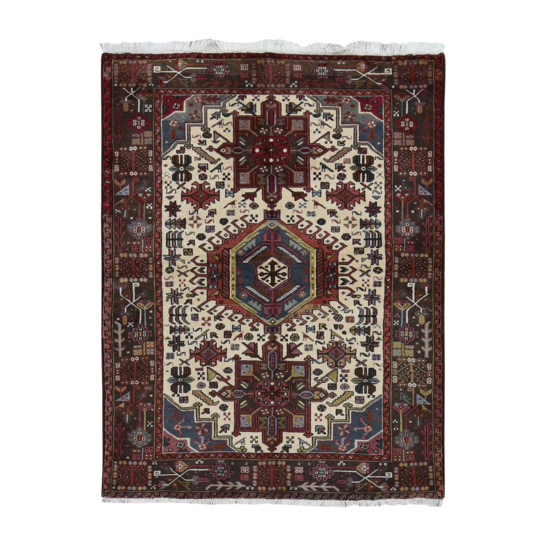 Heriz-Hand-Knotted-Rug-437925