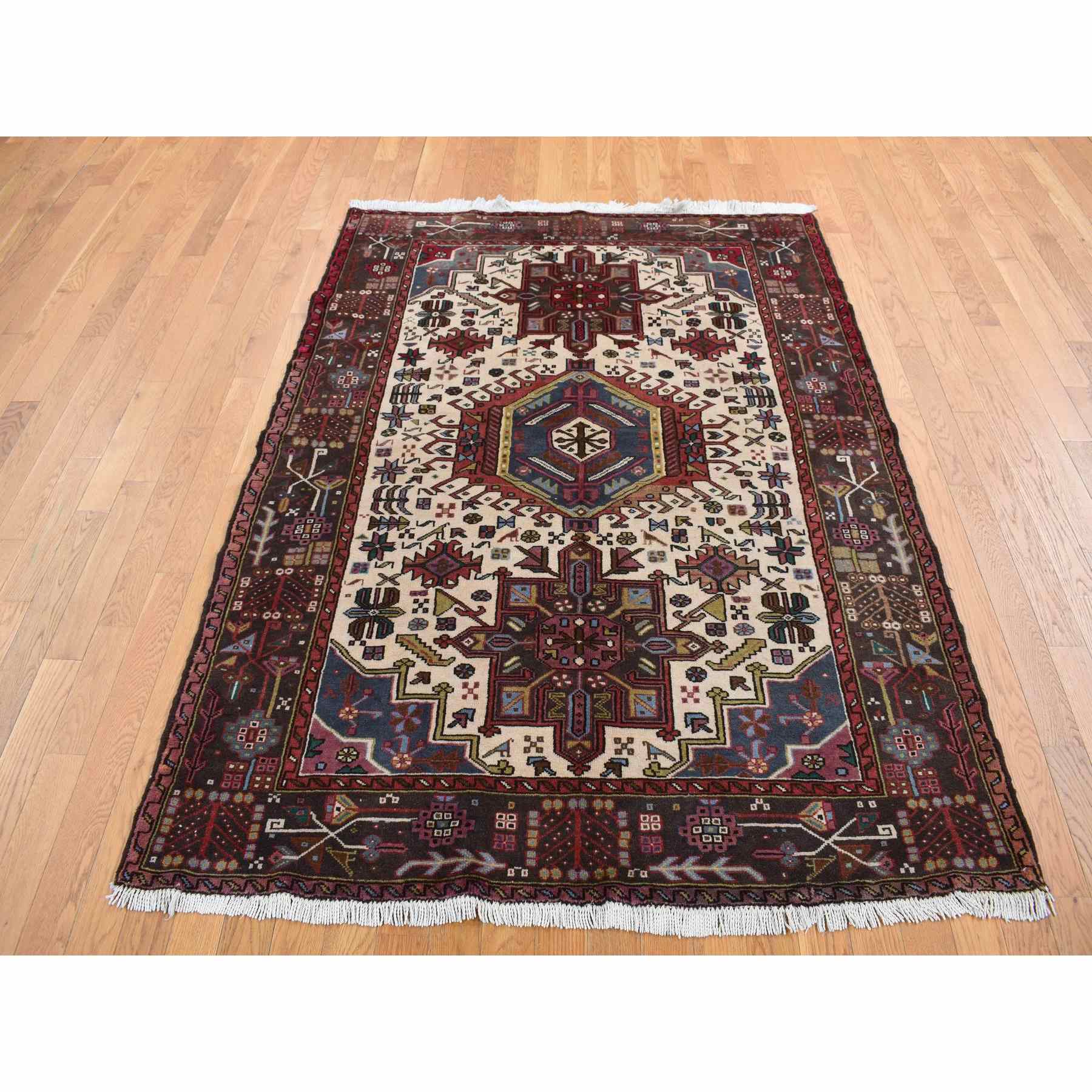 Heriz-Hand-Knotted-Rug-437925