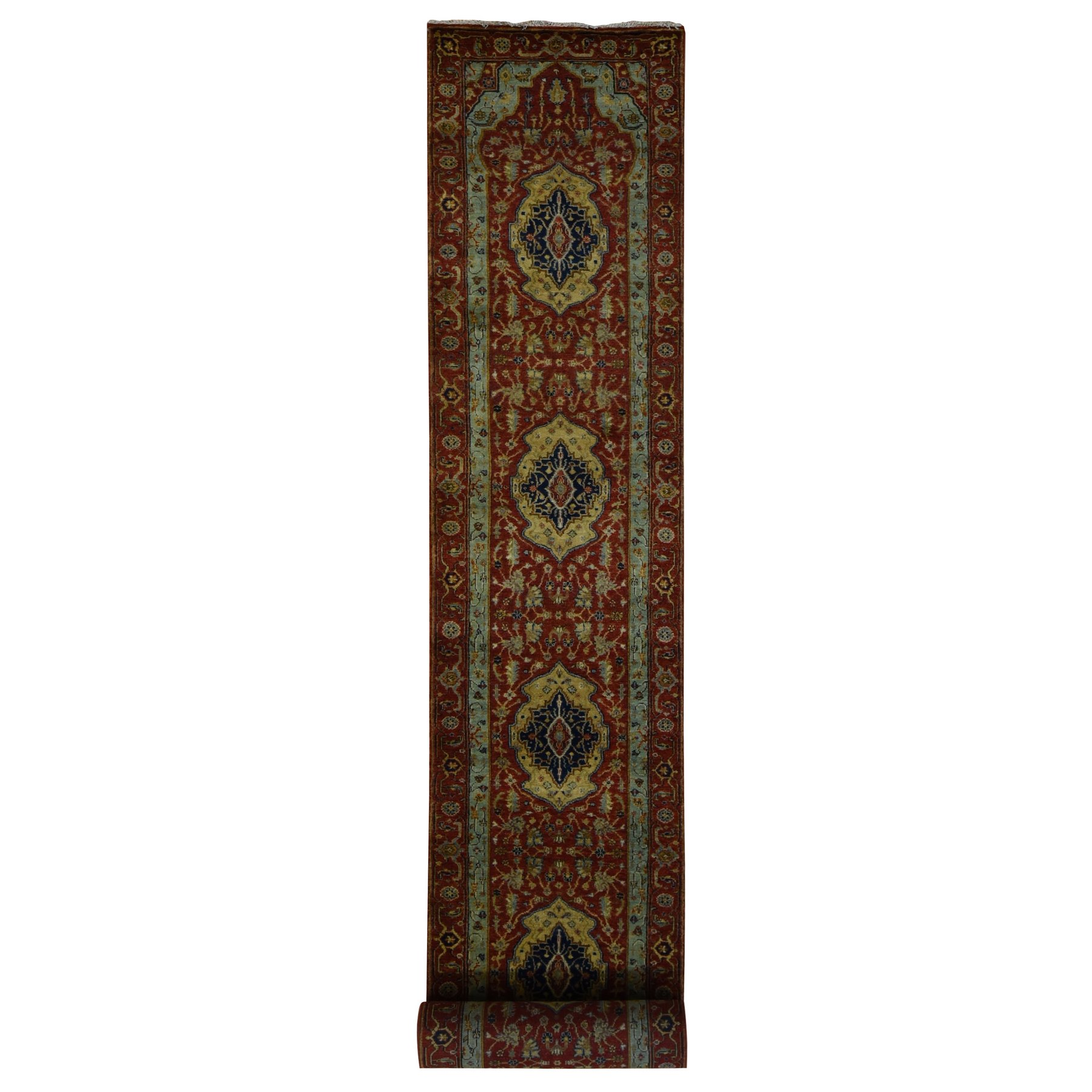 Heriz-Hand-Knotted-Rug-438115