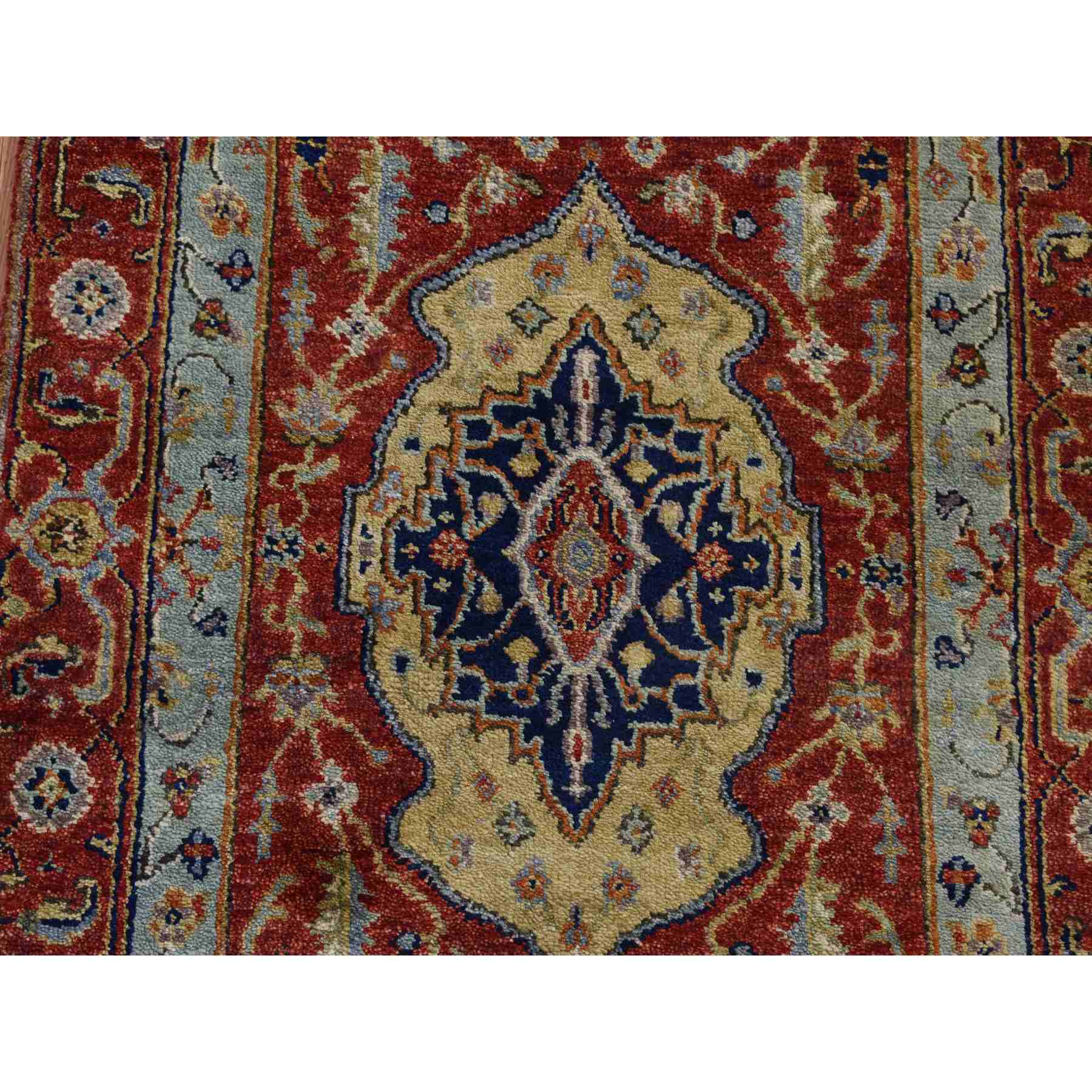 Heriz-Hand-Knotted-Rug-438115