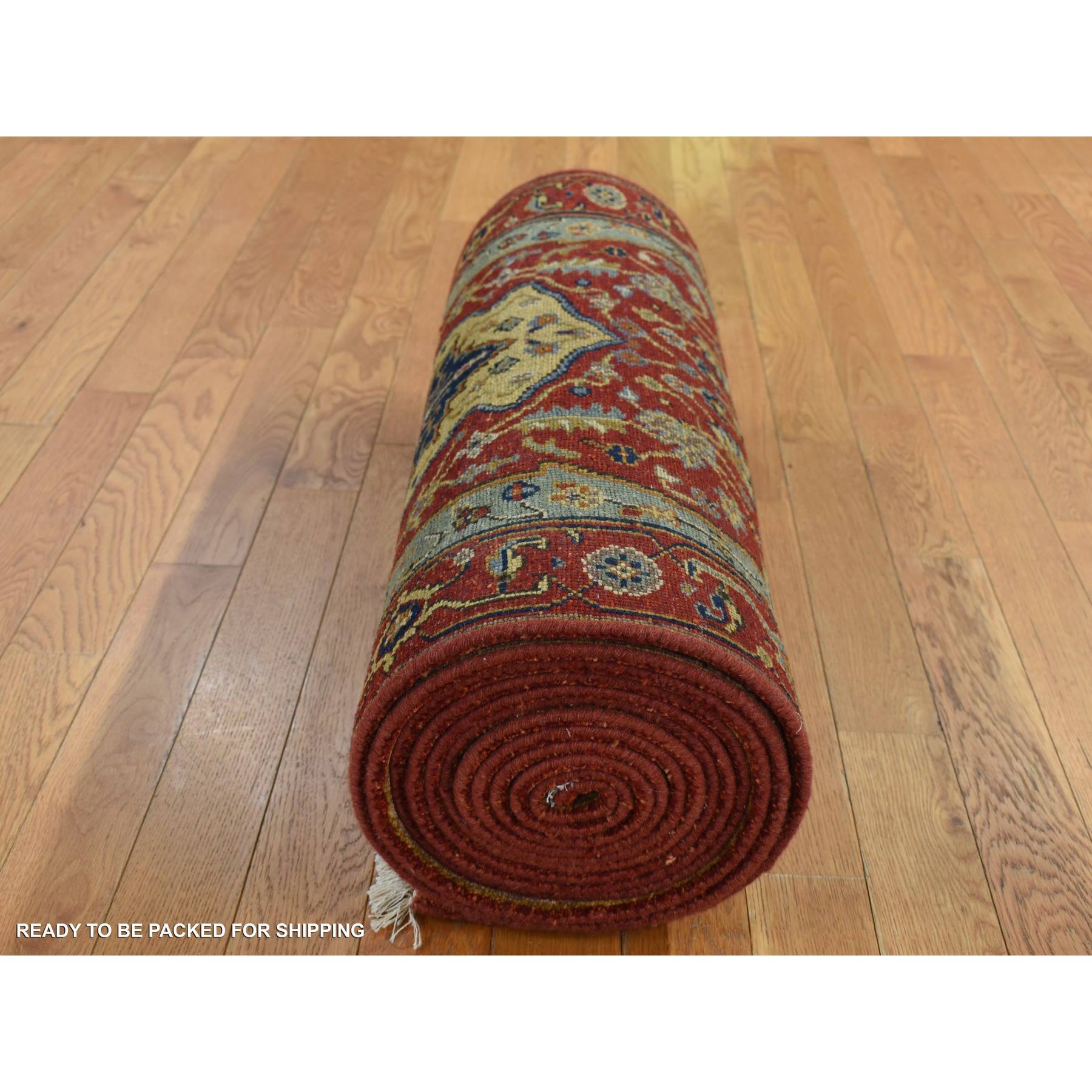 Heriz-Hand-Knotted-Rug-438115