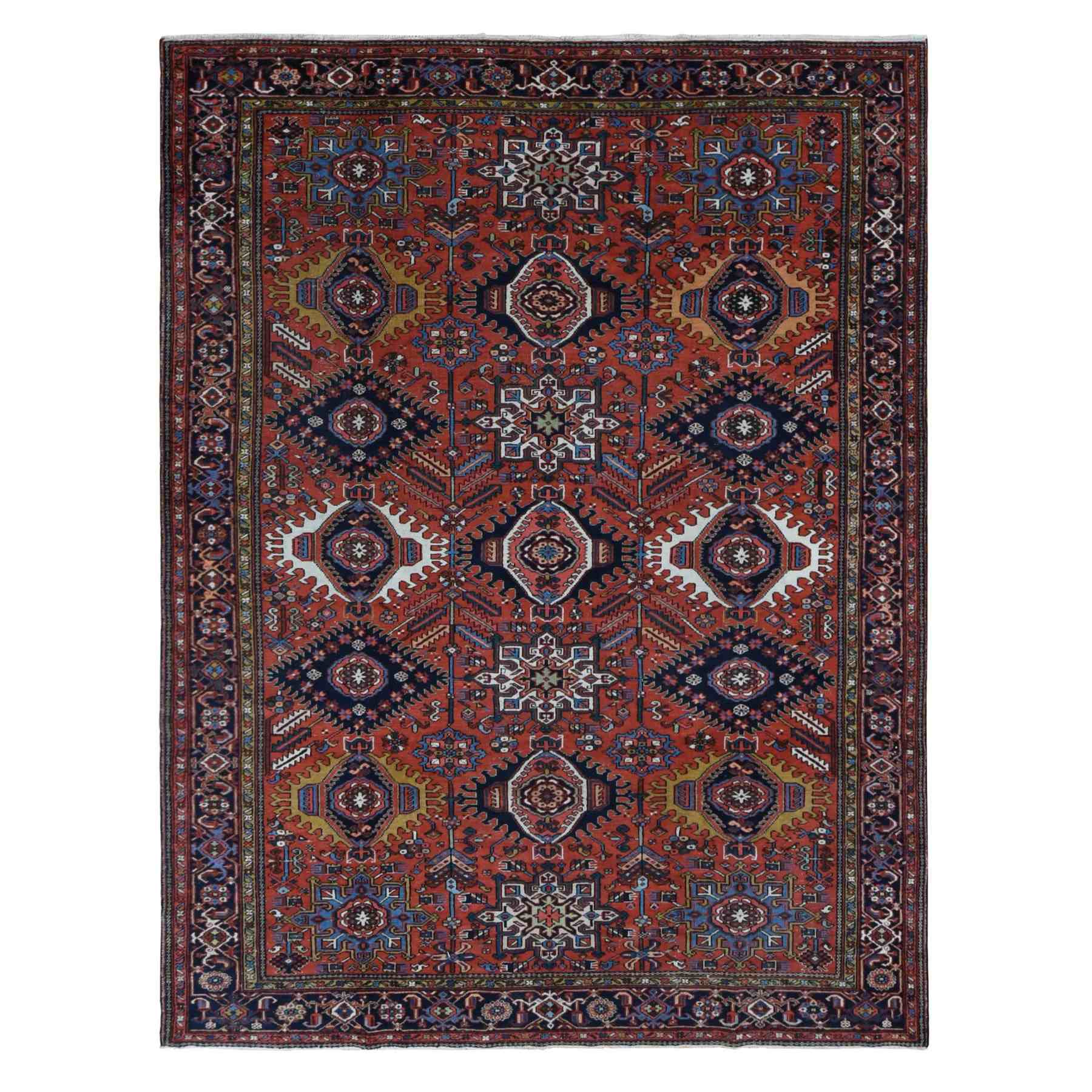 Heriz-Hand-Knotted-Rug-439215