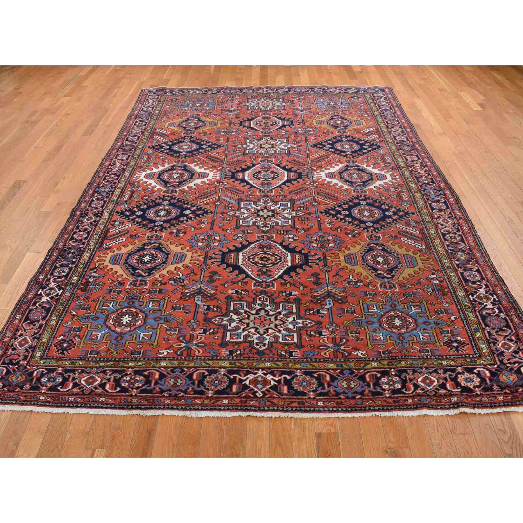 Heriz-Hand-Knotted-Rug-439215