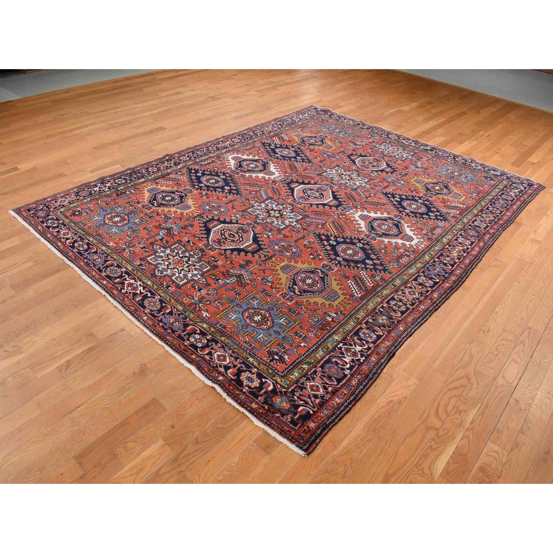 Heriz-Hand-Knotted-Rug-439215