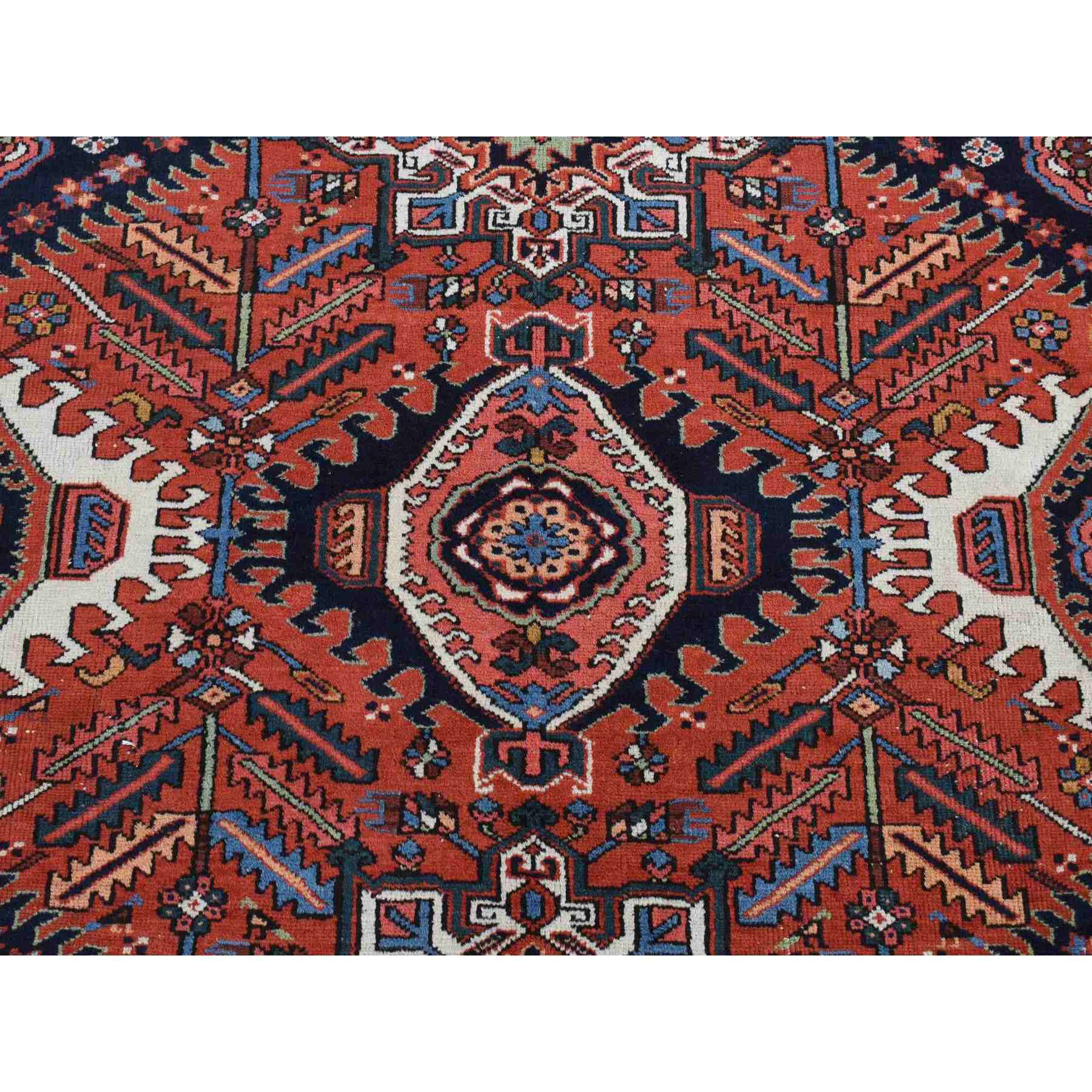 Heriz-Hand-Knotted-Rug-439215