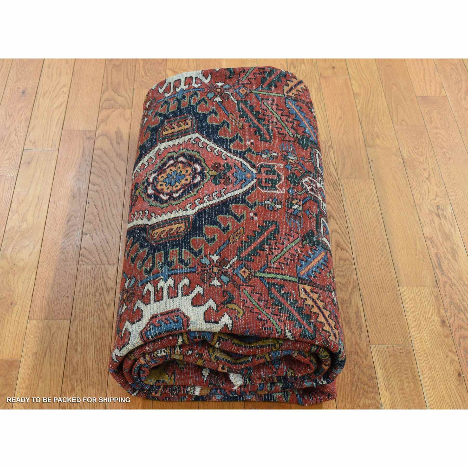 Heriz-Hand-Knotted-Rug-439215