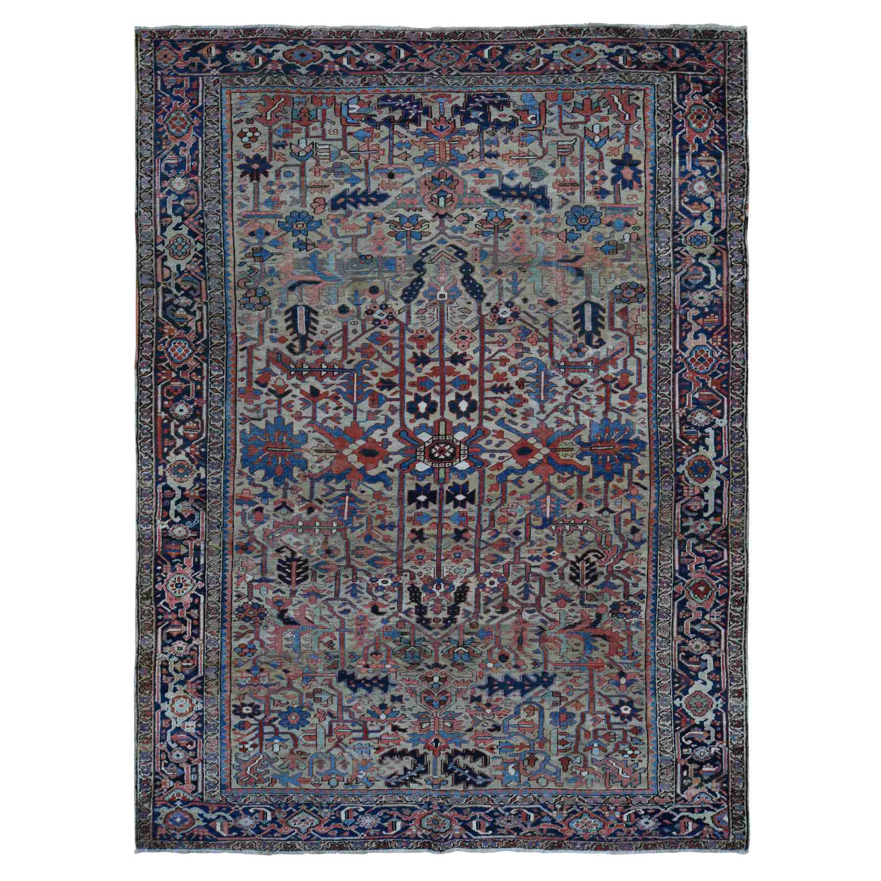 Heriz-Hand-Knotted-Rug-439590