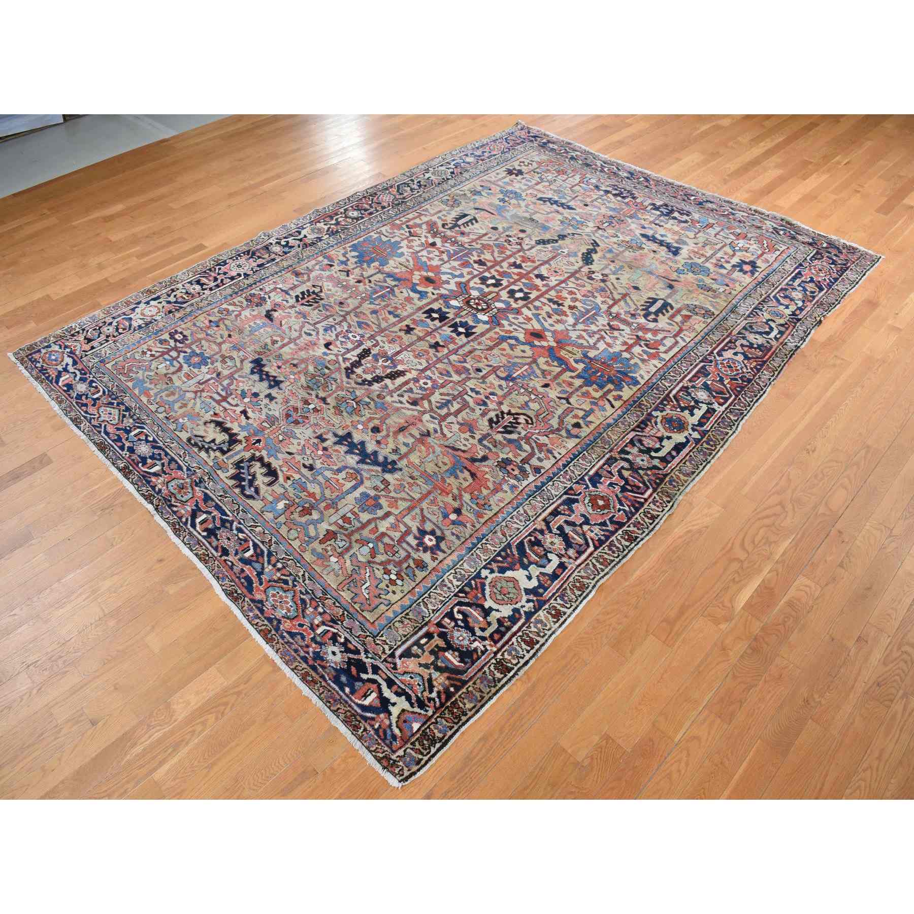 Heriz-Hand-Knotted-Rug-439590