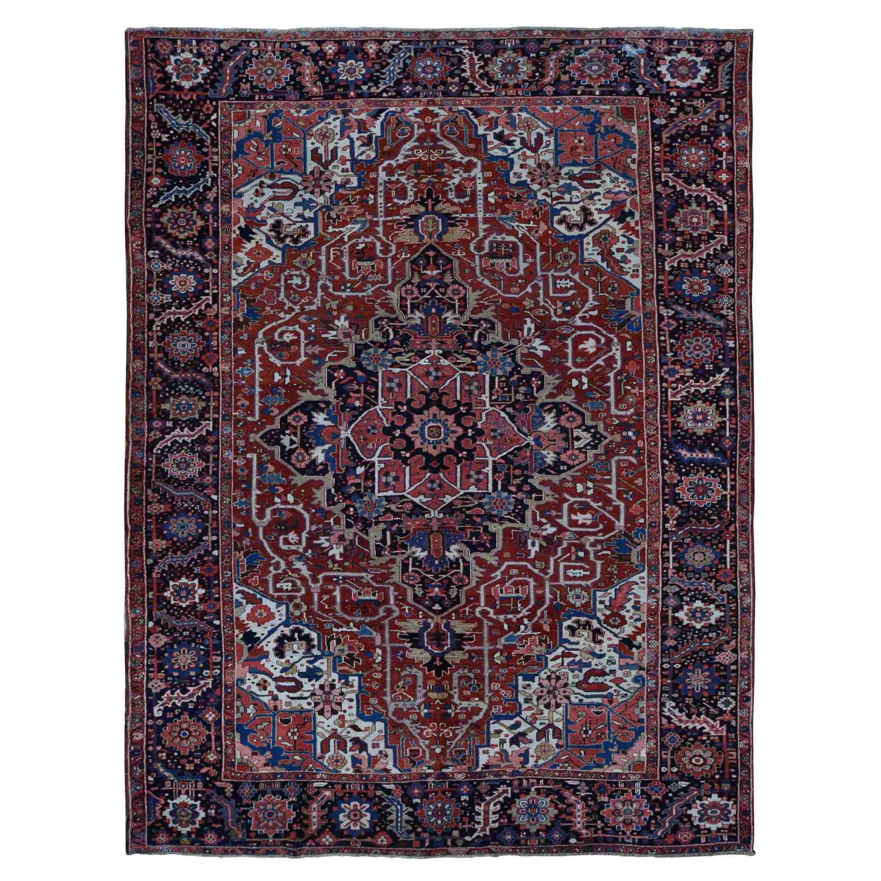 Heriz-Hand-Knotted-Rug-439665