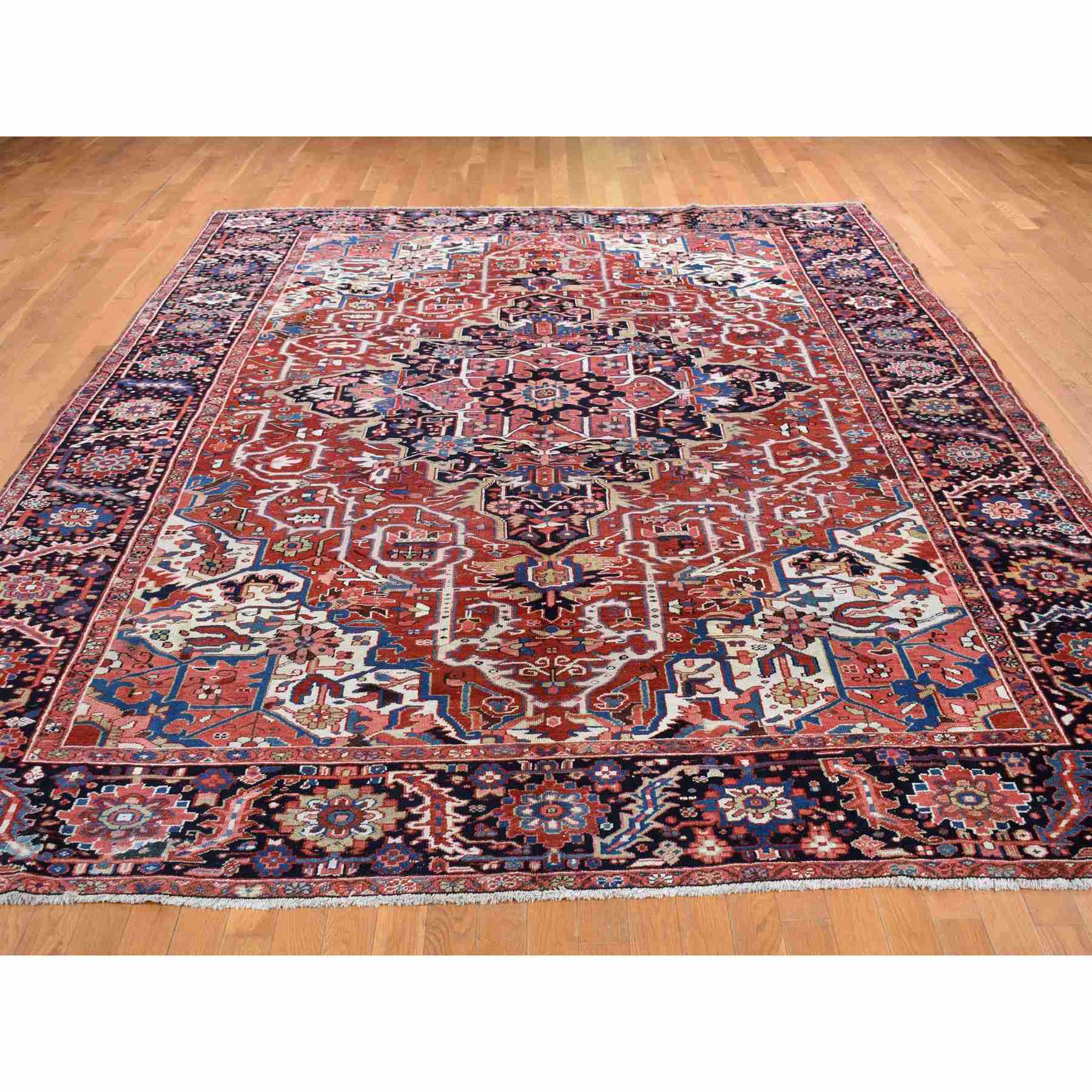 Heriz-Hand-Knotted-Rug-439665