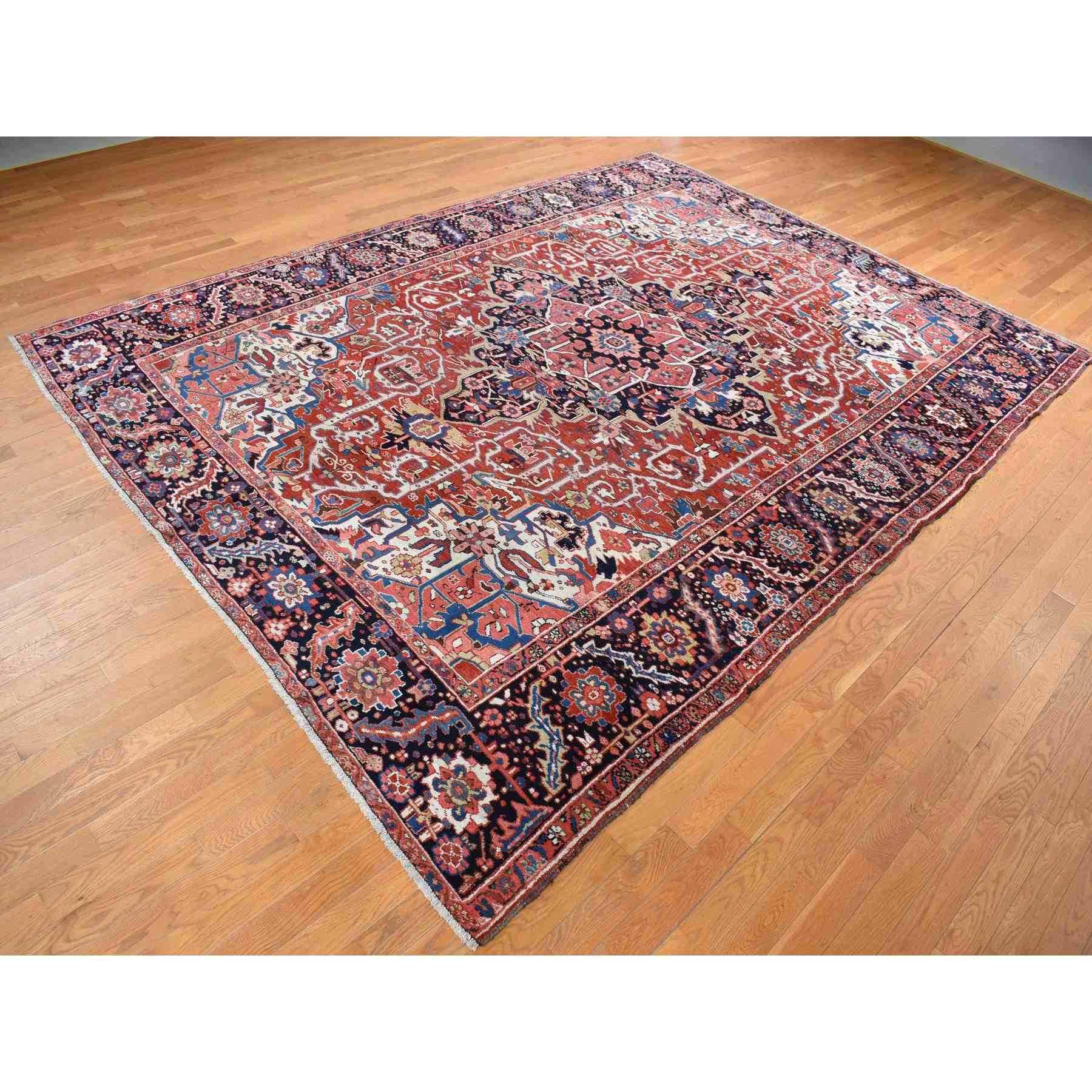 Heriz-Hand-Knotted-Rug-439665