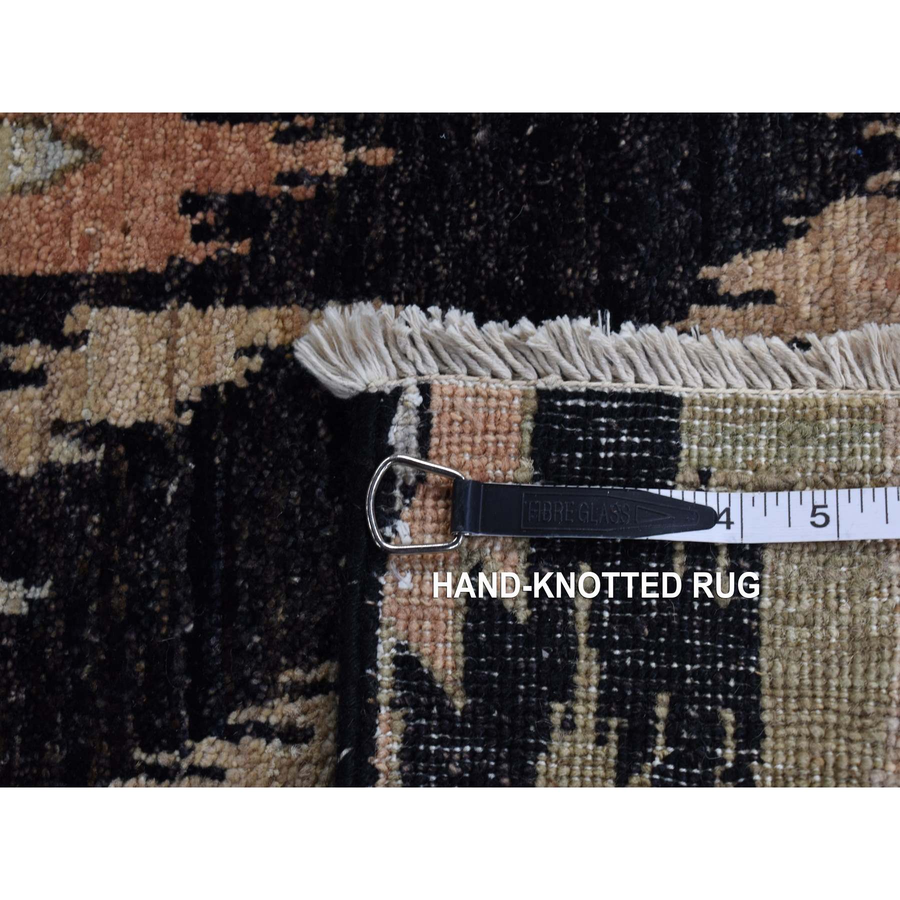 Ikat-And-Suzani-Design-Hand-Knotted-Rug-437565