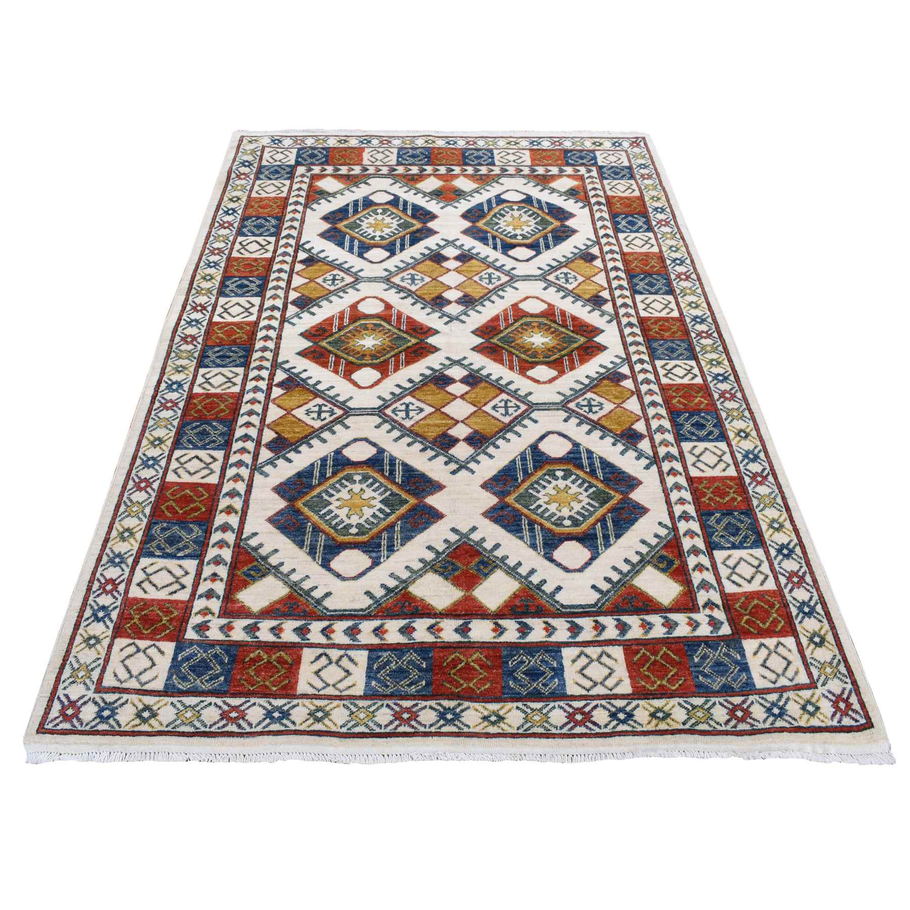 Kazak-Hand-Knotted-Rug-438820