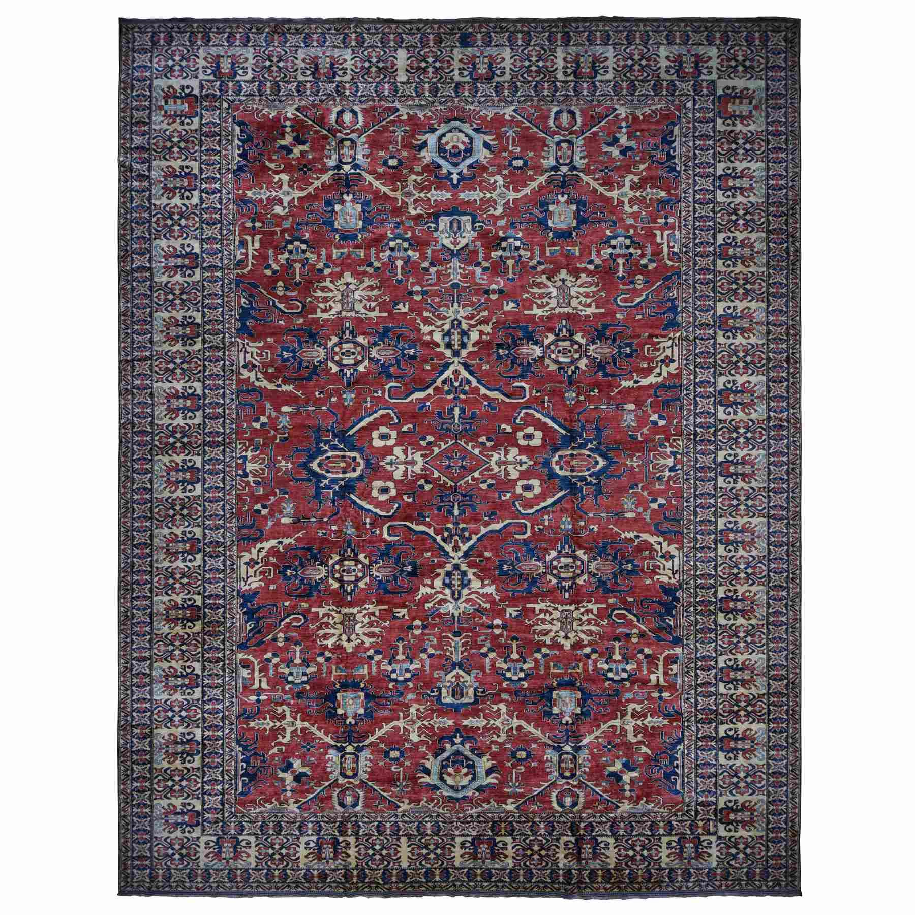 Kazak-Hand-Knotted-Rug-439890
