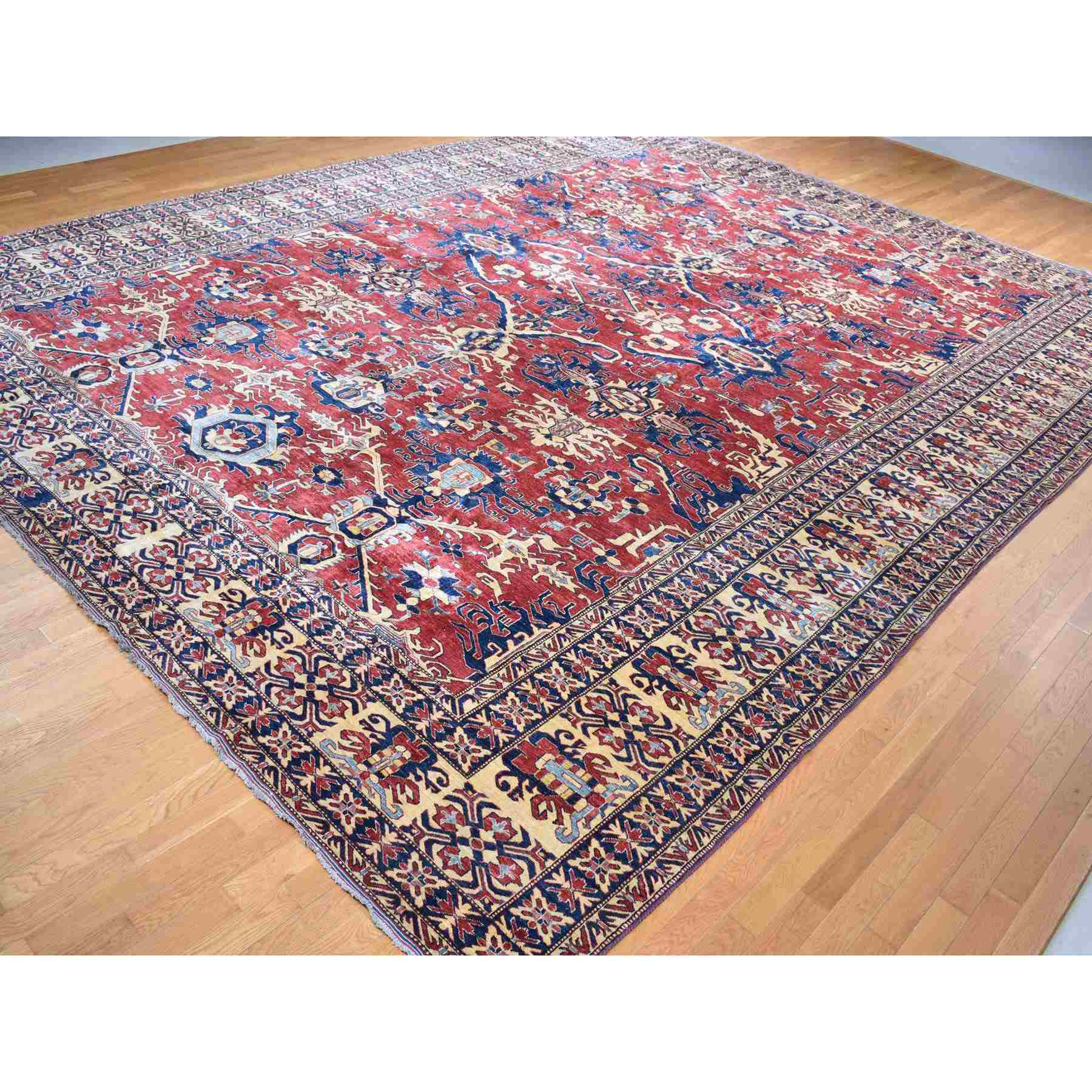 Kazak-Hand-Knotted-Rug-439890
