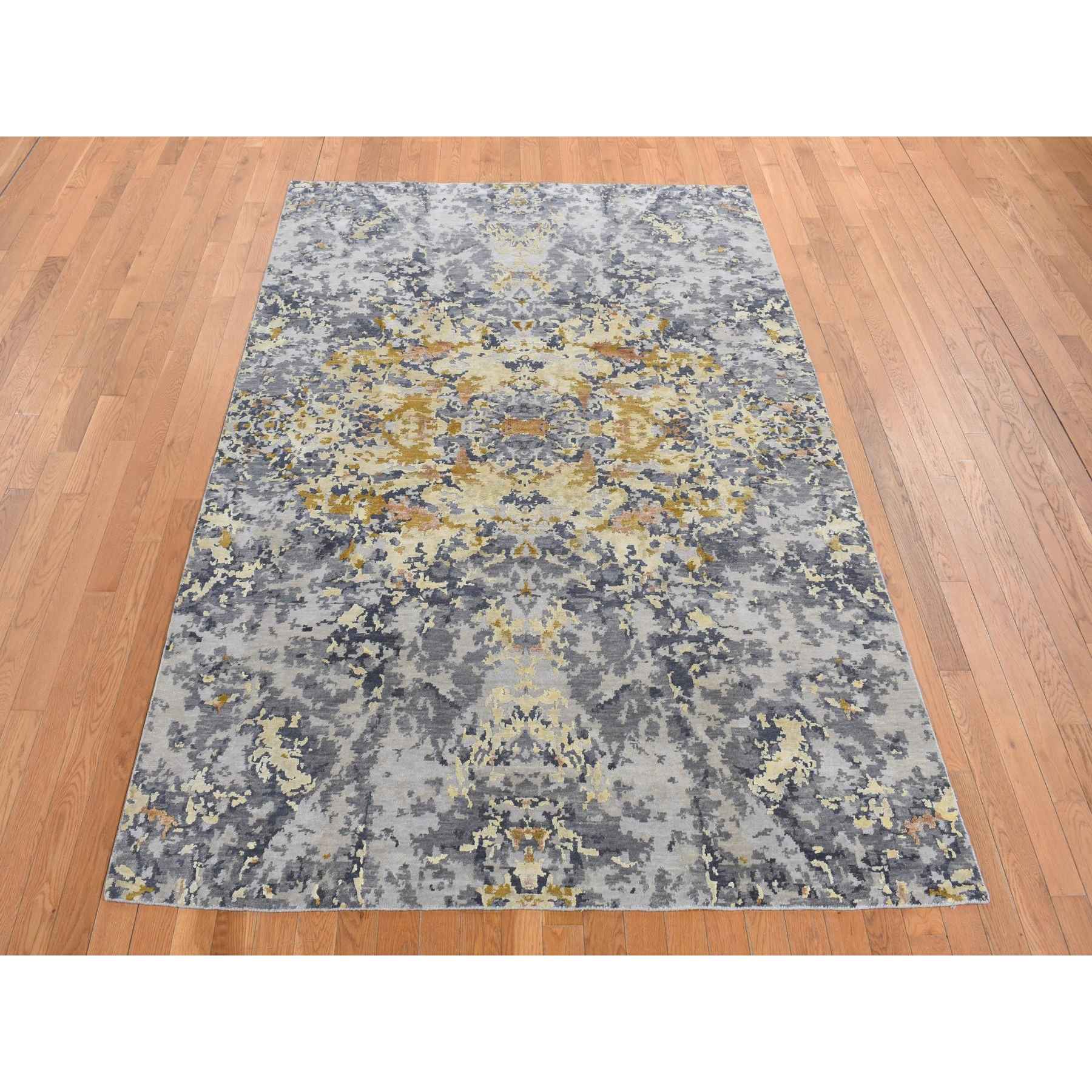 Modern-and-Contemporary-Hand-Knotted-Rug-438510