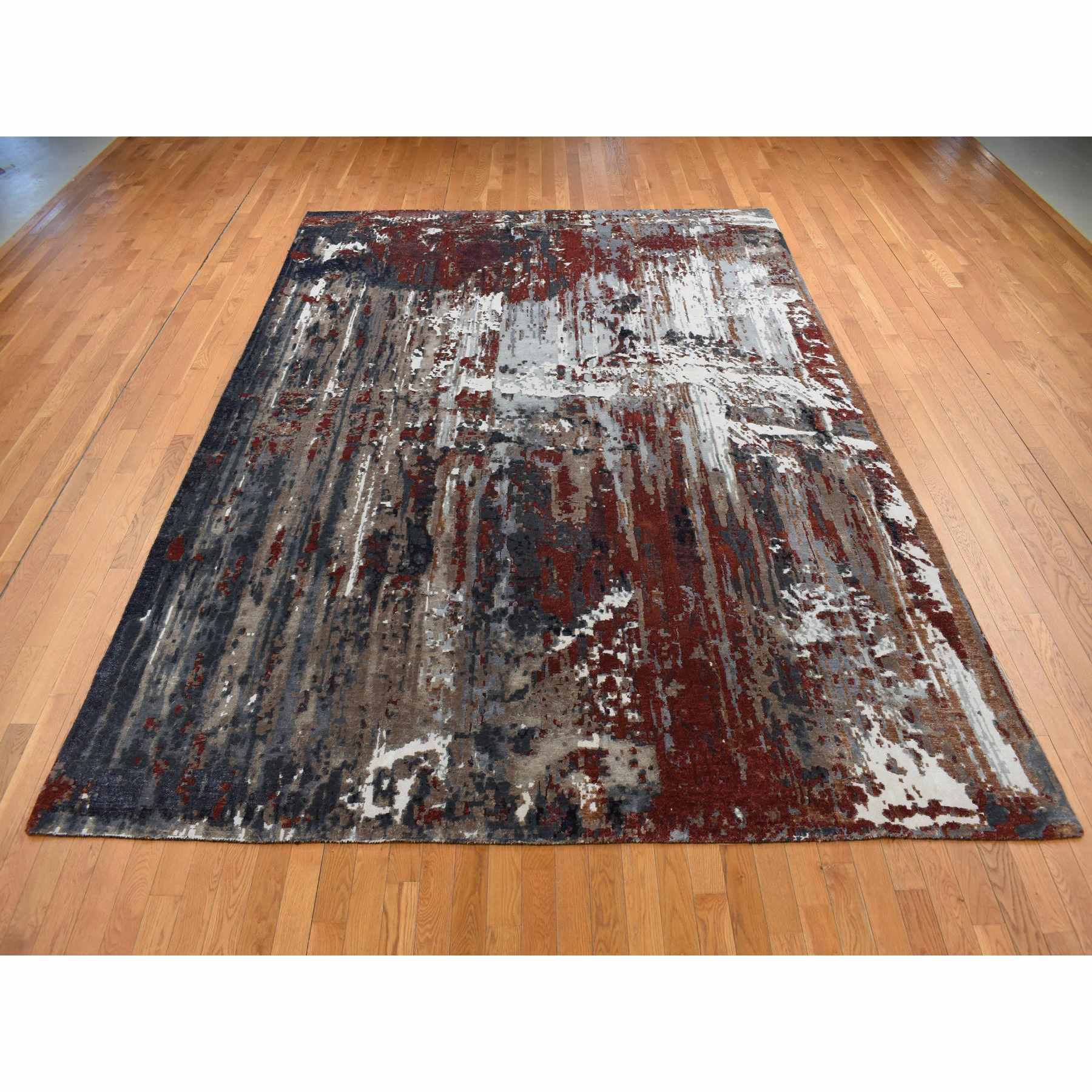 Modern-and-Contemporary-Hand-Knotted-Rug-438520