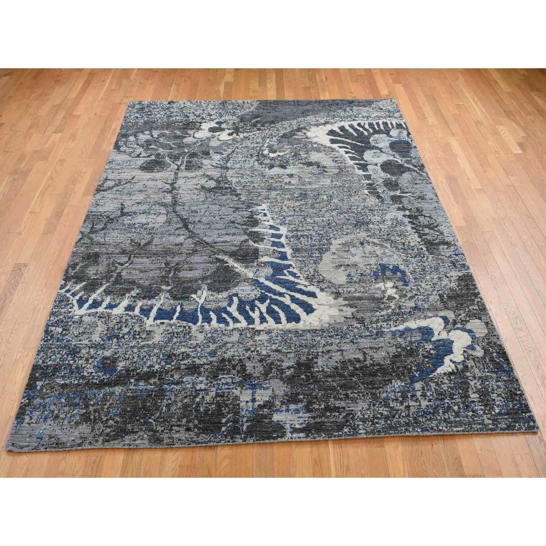 Modern-and-Contemporary-Hand-Knotted-Rug-438530