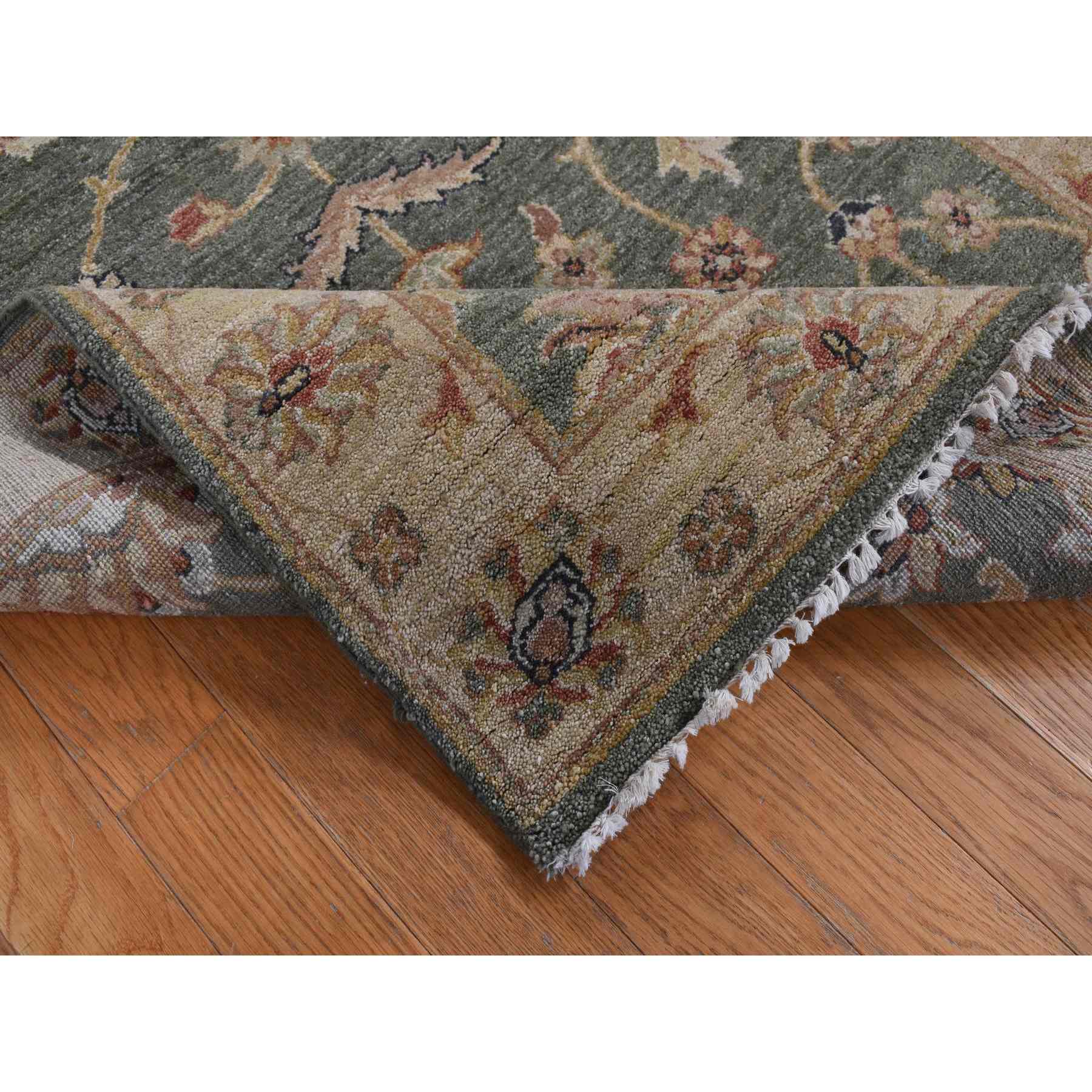 Oushak-And-Peshawar-Hand-Knotted-Rug-438170