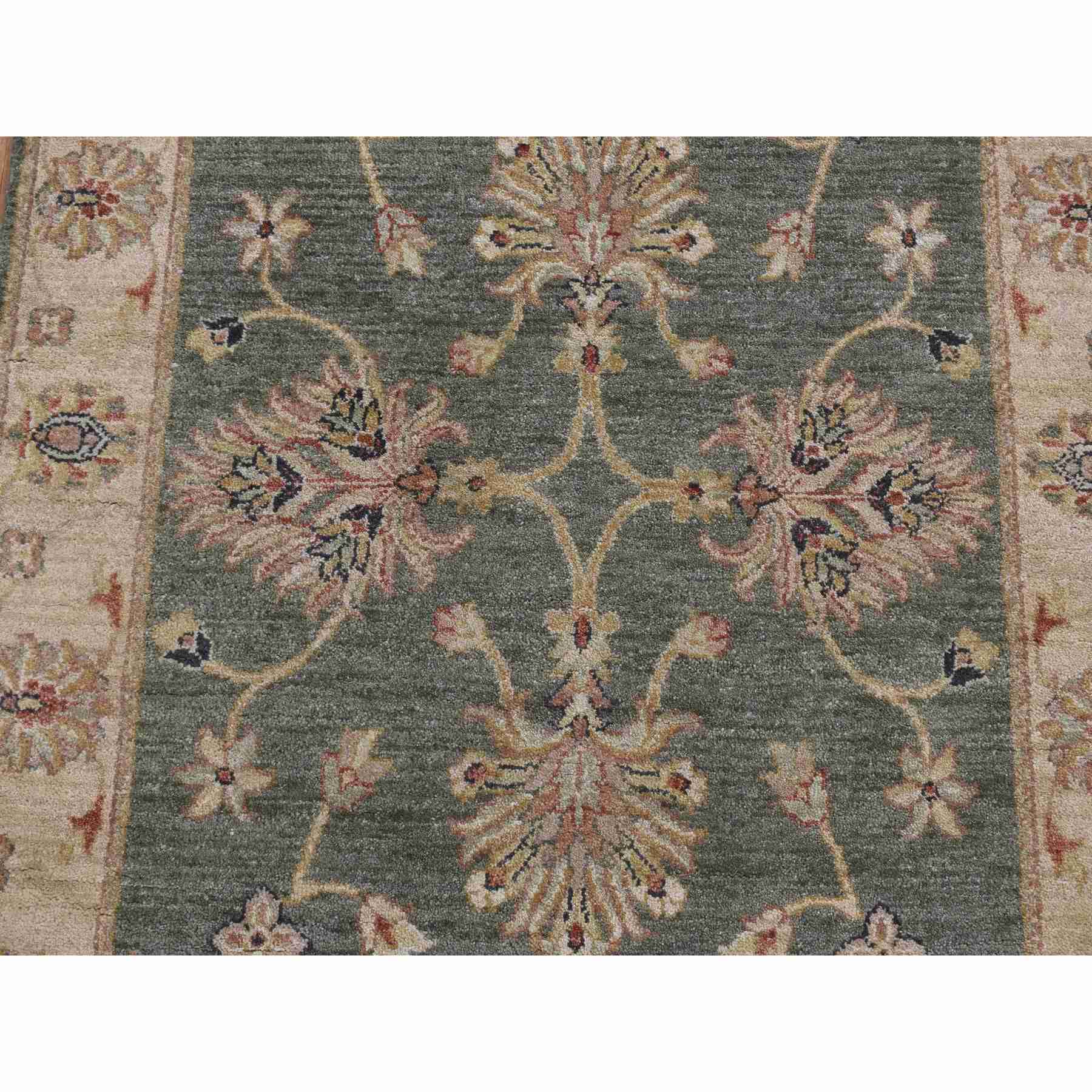 Oushak-And-Peshawar-Hand-Knotted-Rug-438170