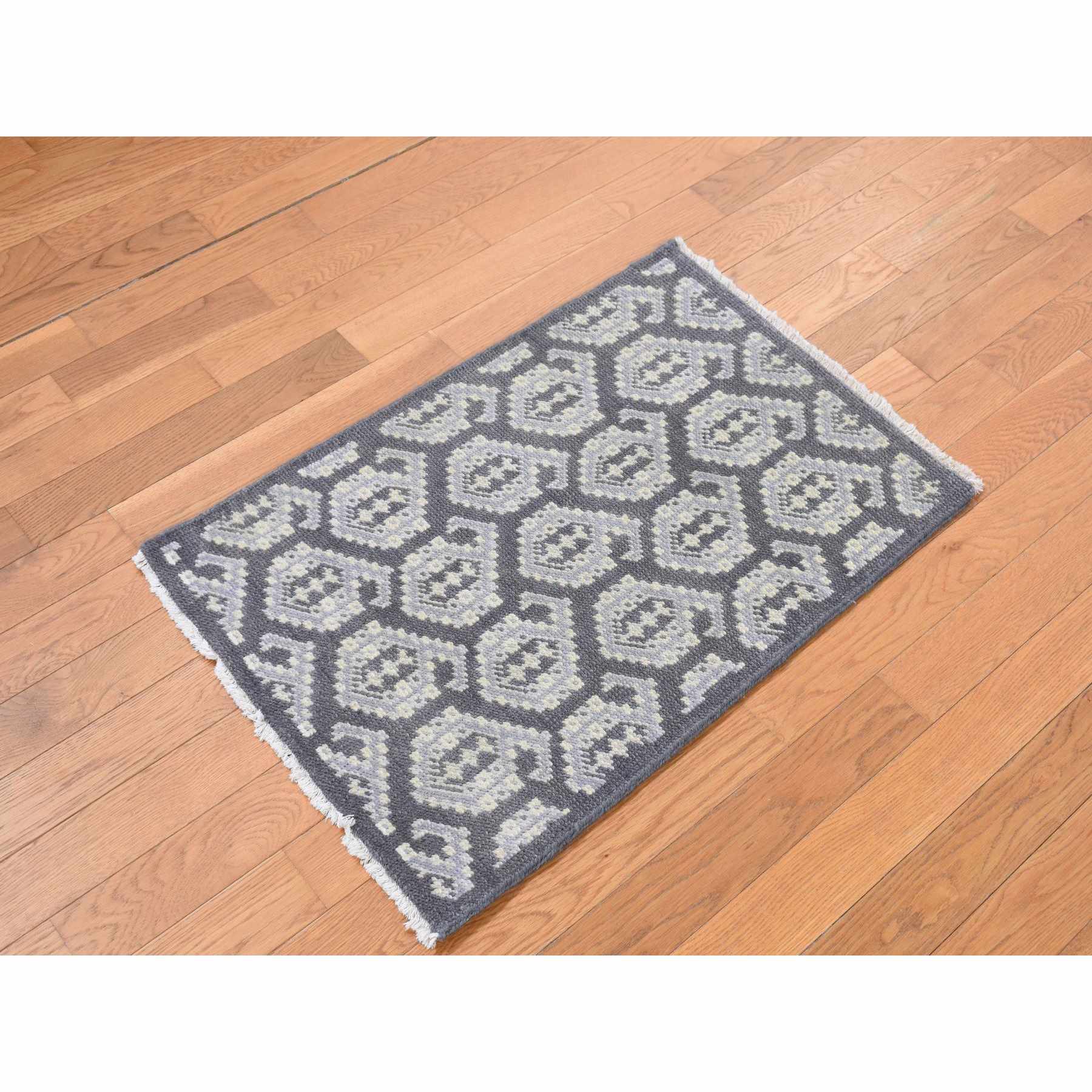 Oushak-And-Peshawar-Hand-Knotted-Rug-439610