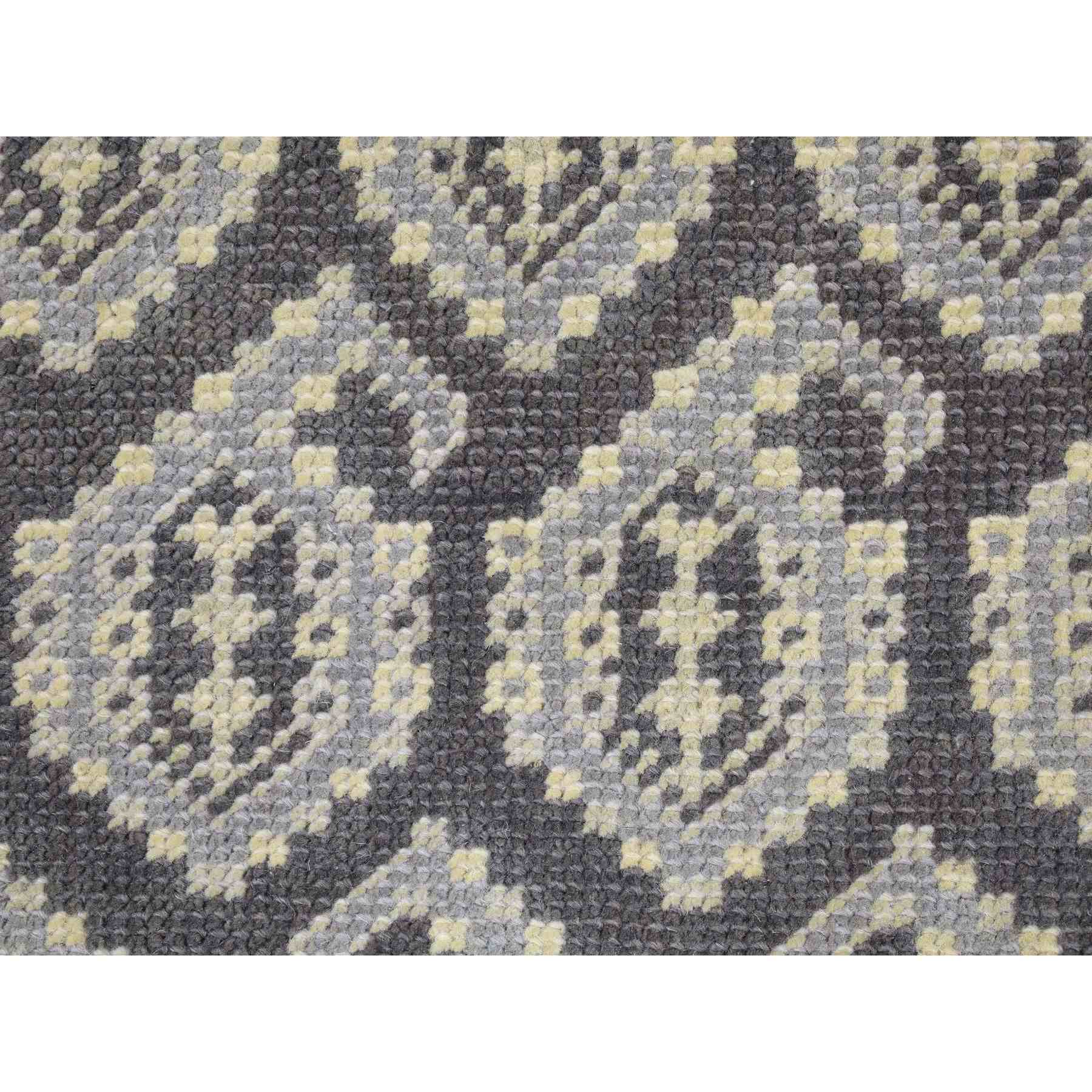 Oushak-And-Peshawar-Hand-Knotted-Rug-439610