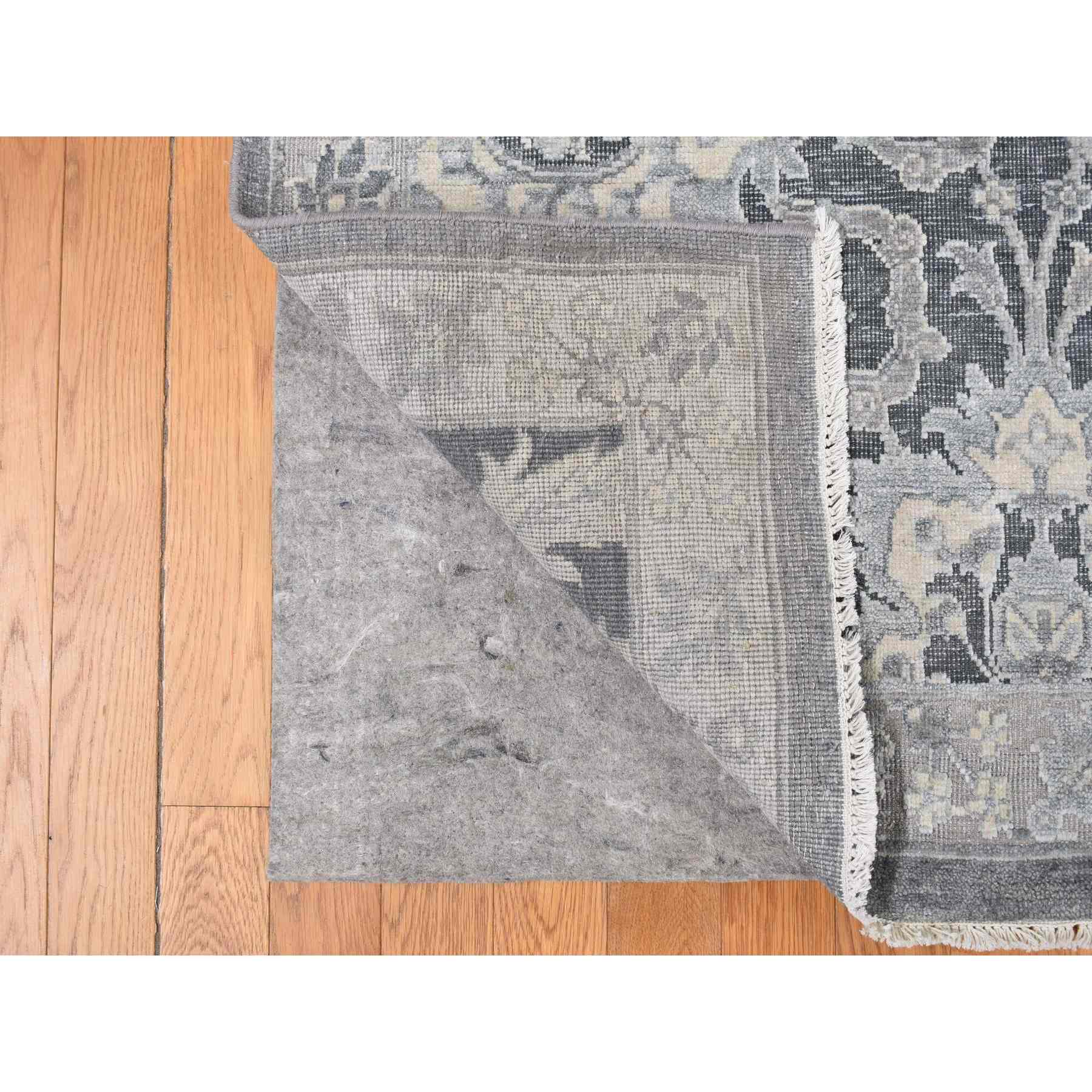 Oushak-And-Peshawar-Hand-Knotted-Rug-439765
