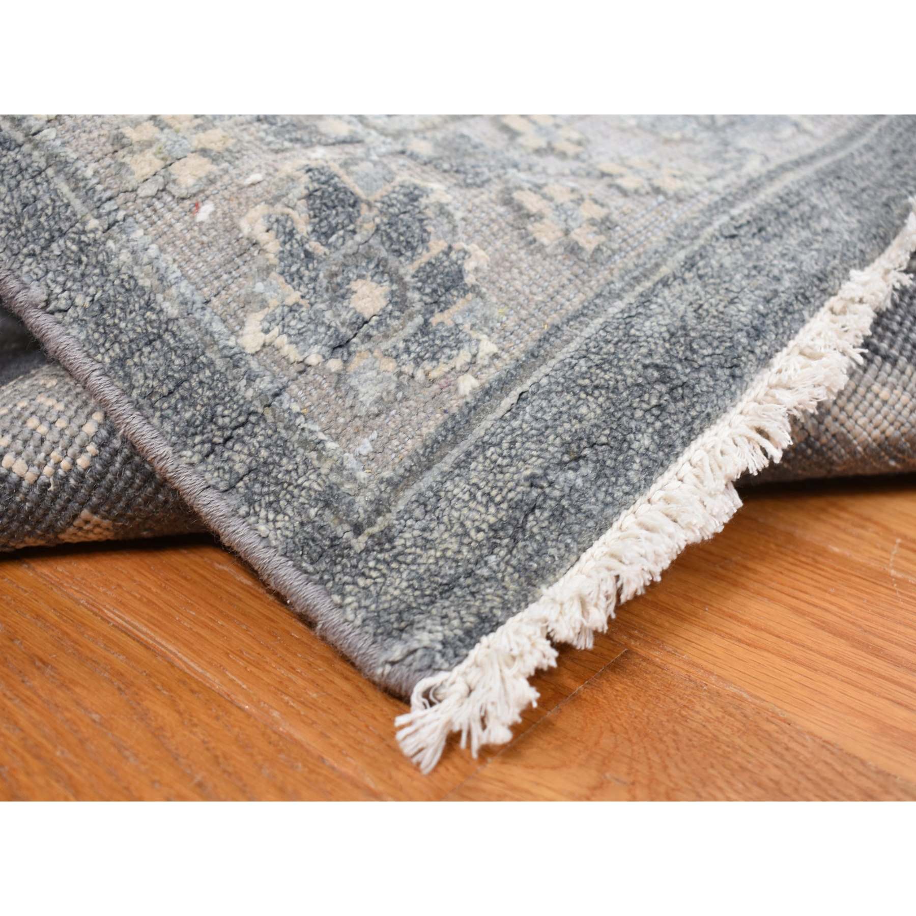 Oushak-And-Peshawar-Hand-Knotted-Rug-439765