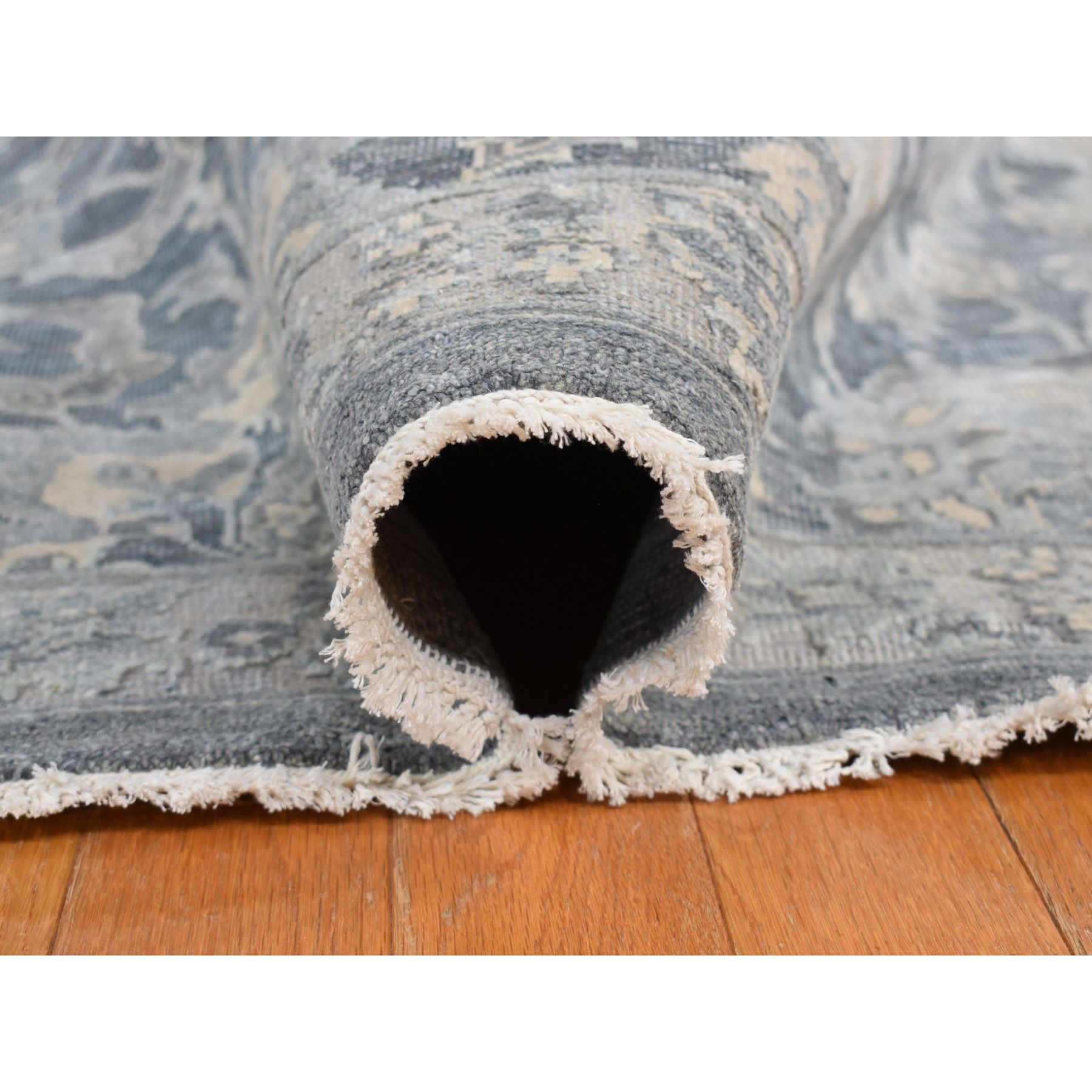 Oushak-And-Peshawar-Hand-Knotted-Rug-439765