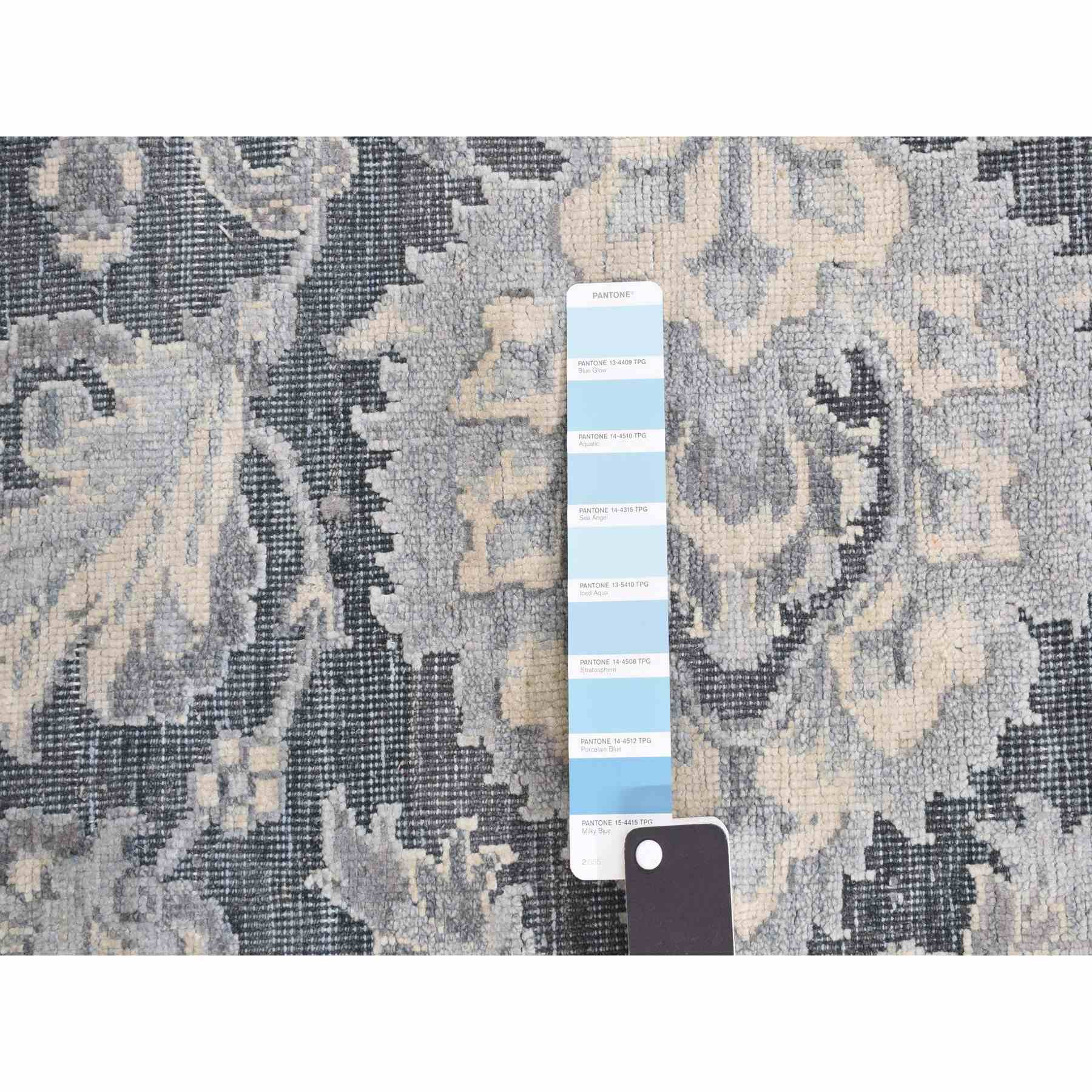 Oushak-And-Peshawar-Hand-Knotted-Rug-439765