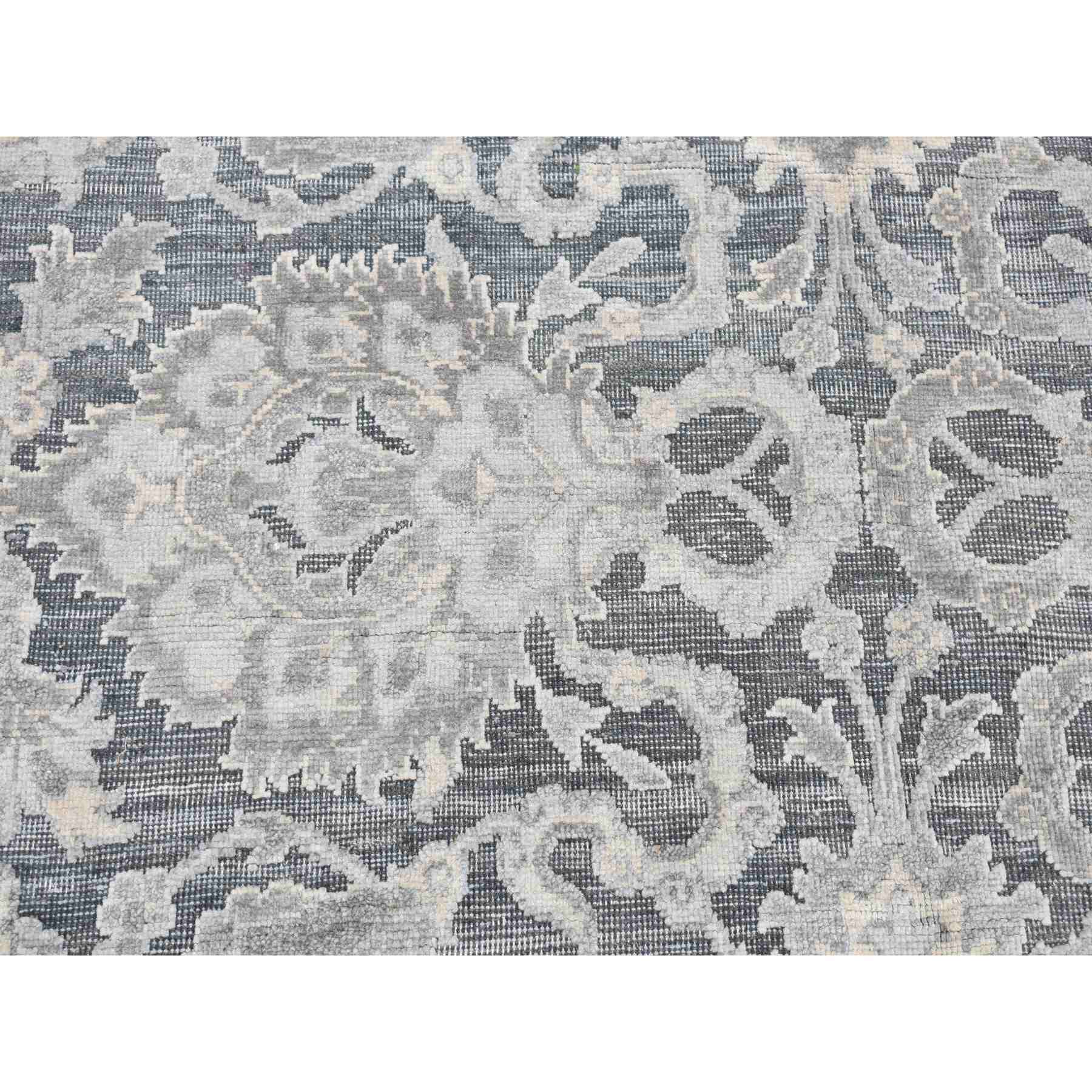 Oushak-And-Peshawar-Hand-Knotted-Rug-439765
