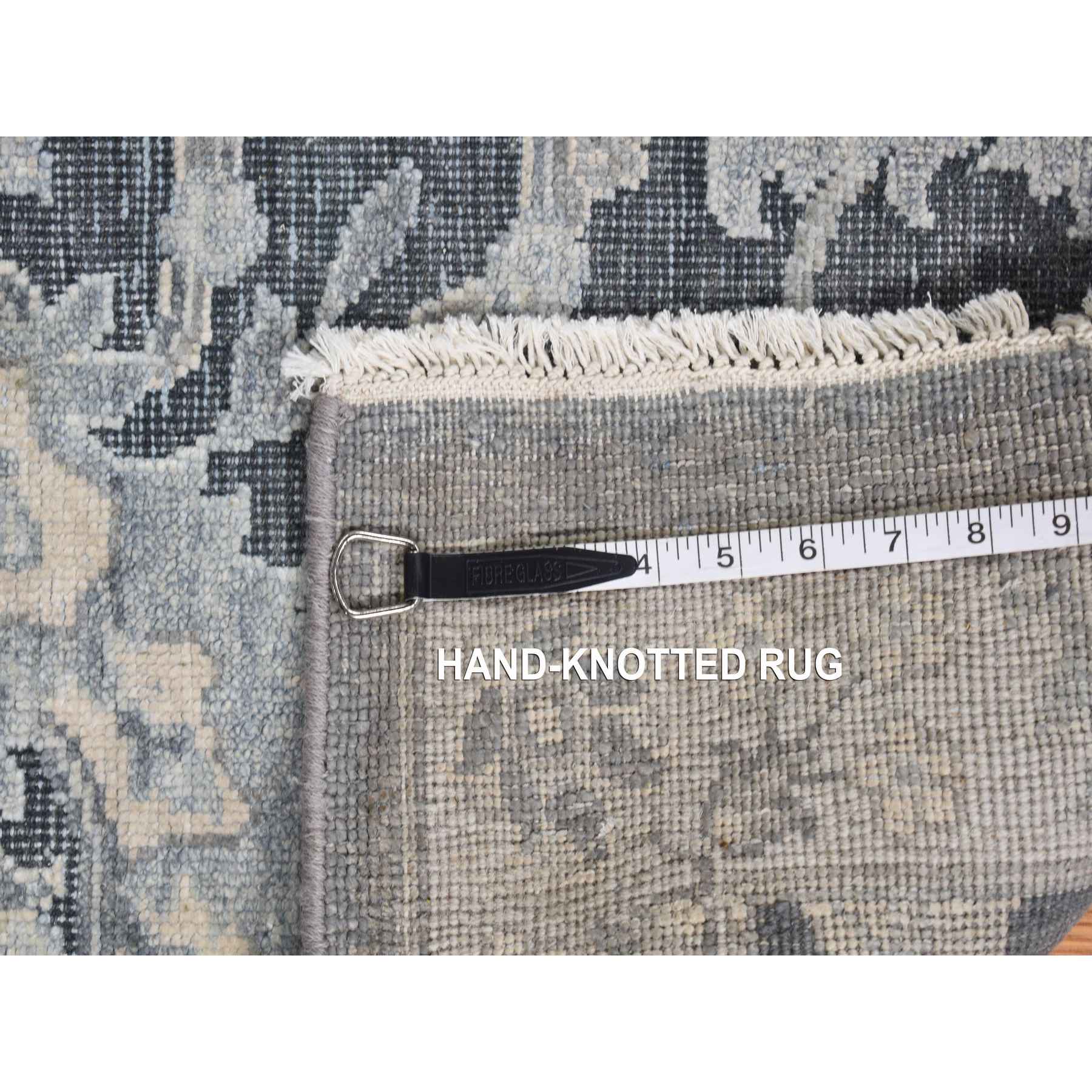 Oushak-And-Peshawar-Hand-Knotted-Rug-439765