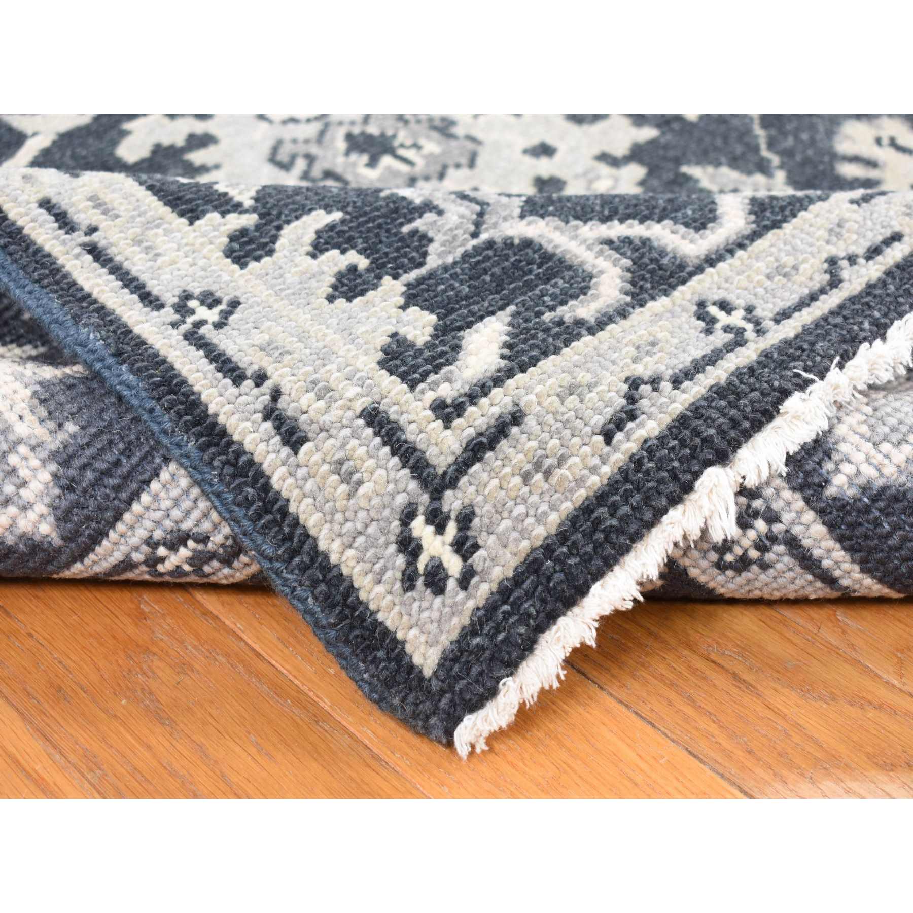 Oushak-And-Peshawar-Hand-Knotted-Rug-439910